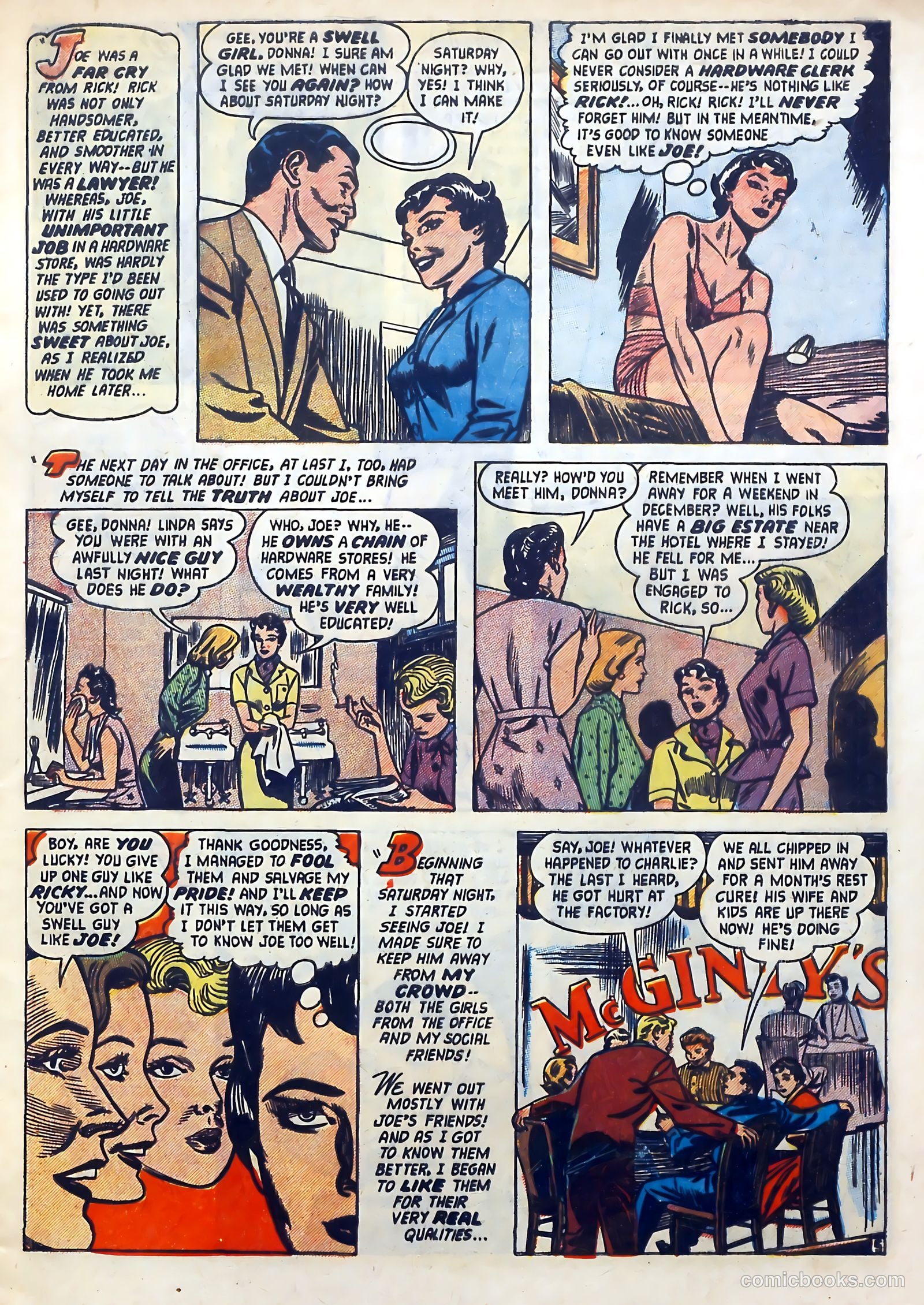 Love Diary #45 (1954) — page 7 of 36