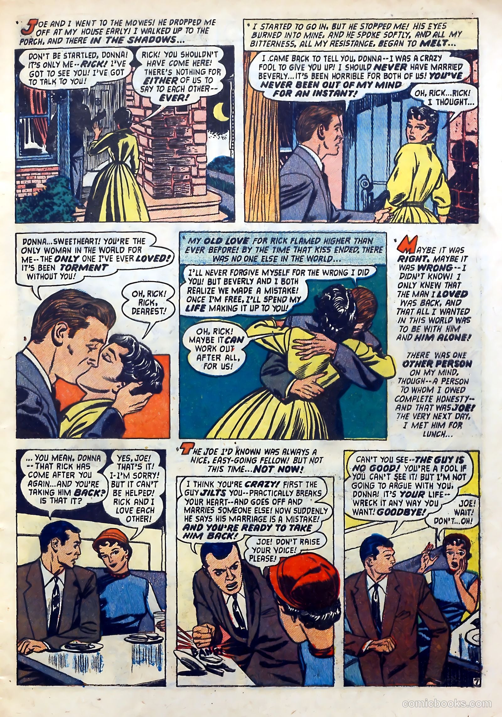Love Diary #45 (1954) — page 9 of 36