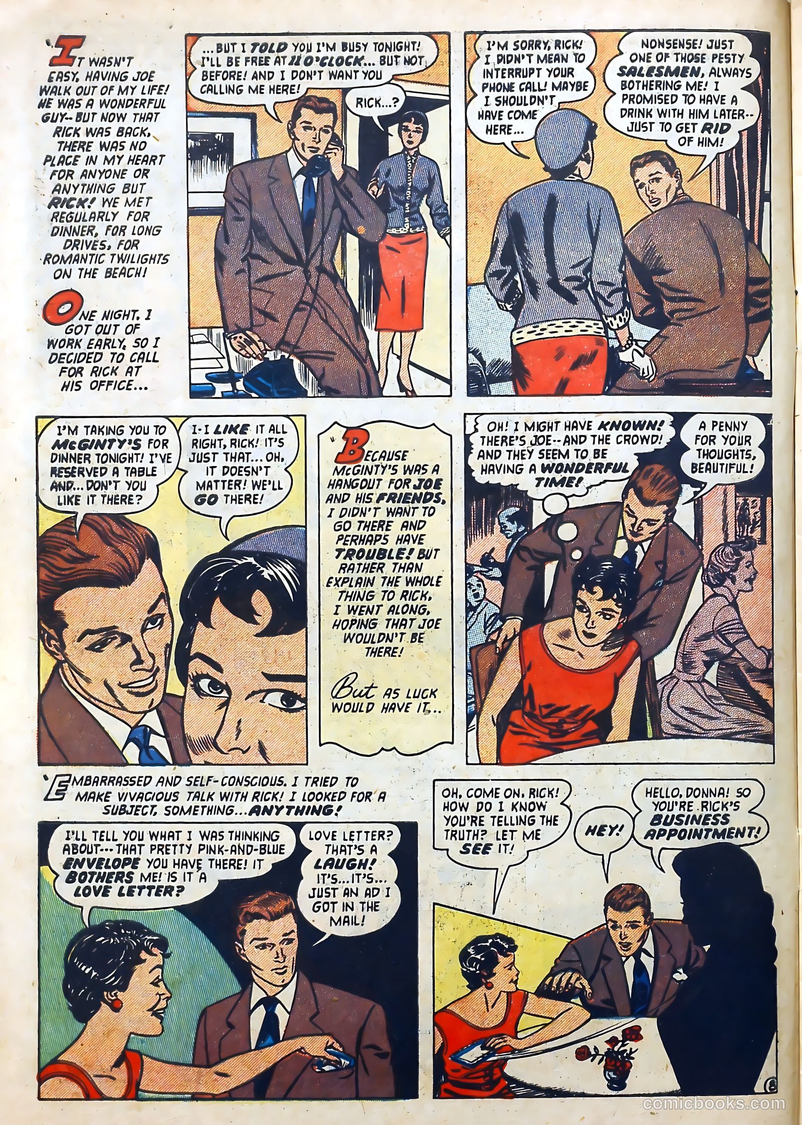 Love Diary #45 (1954) — page 10 of 36