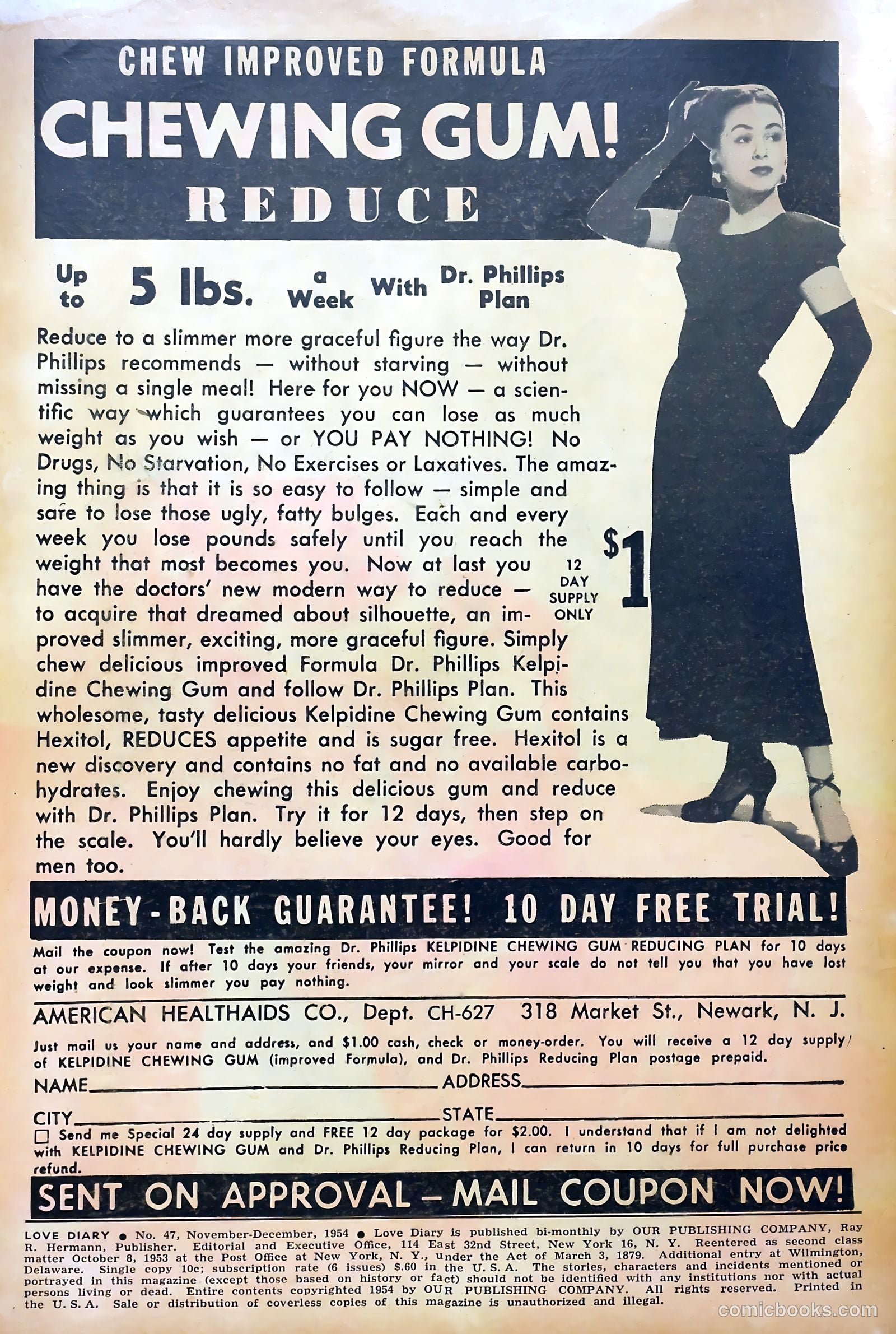 Love Diary #47 (1954) — page 2 of 36