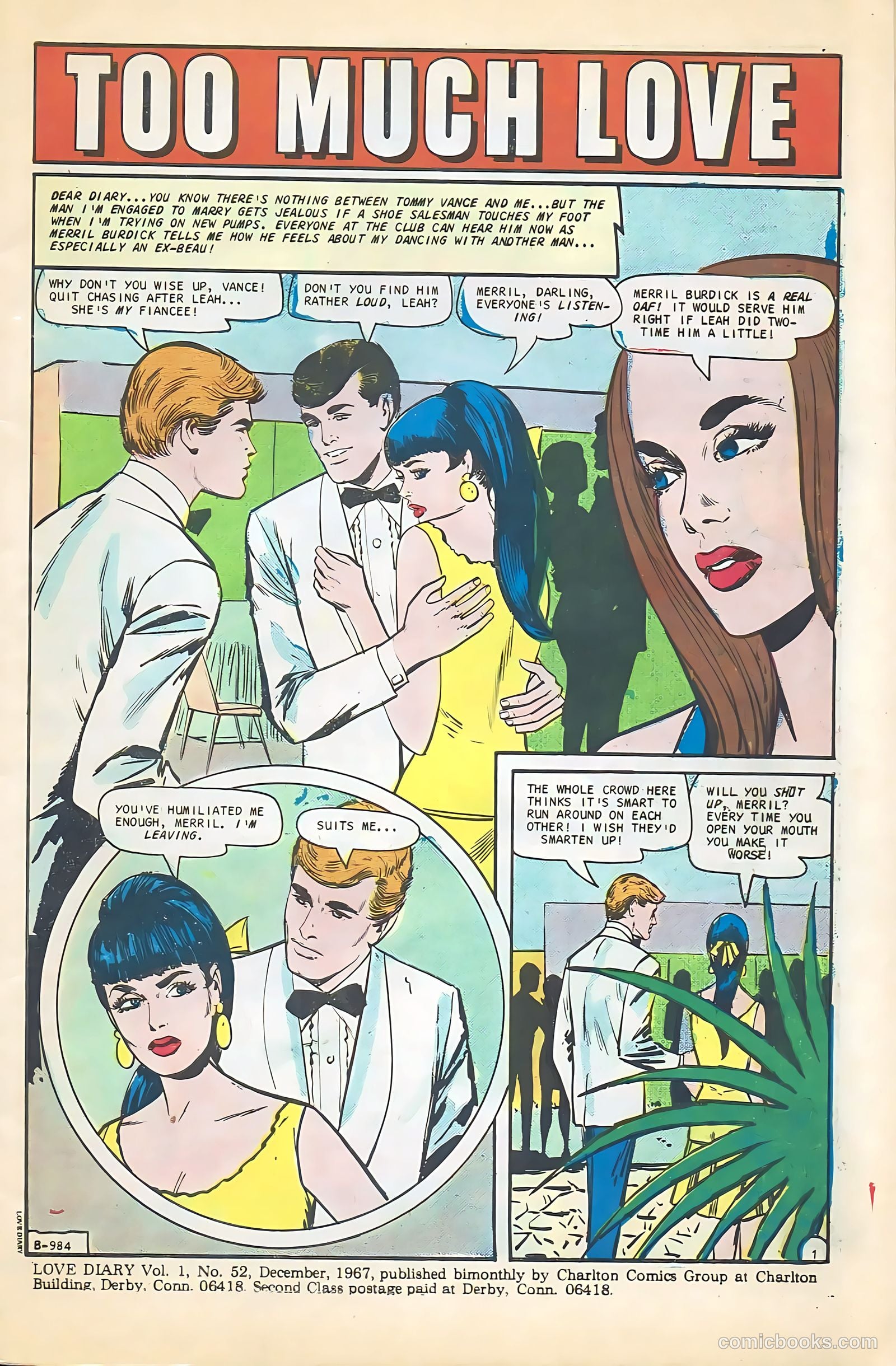Love Diary #52 (1967) — page 3 of 36