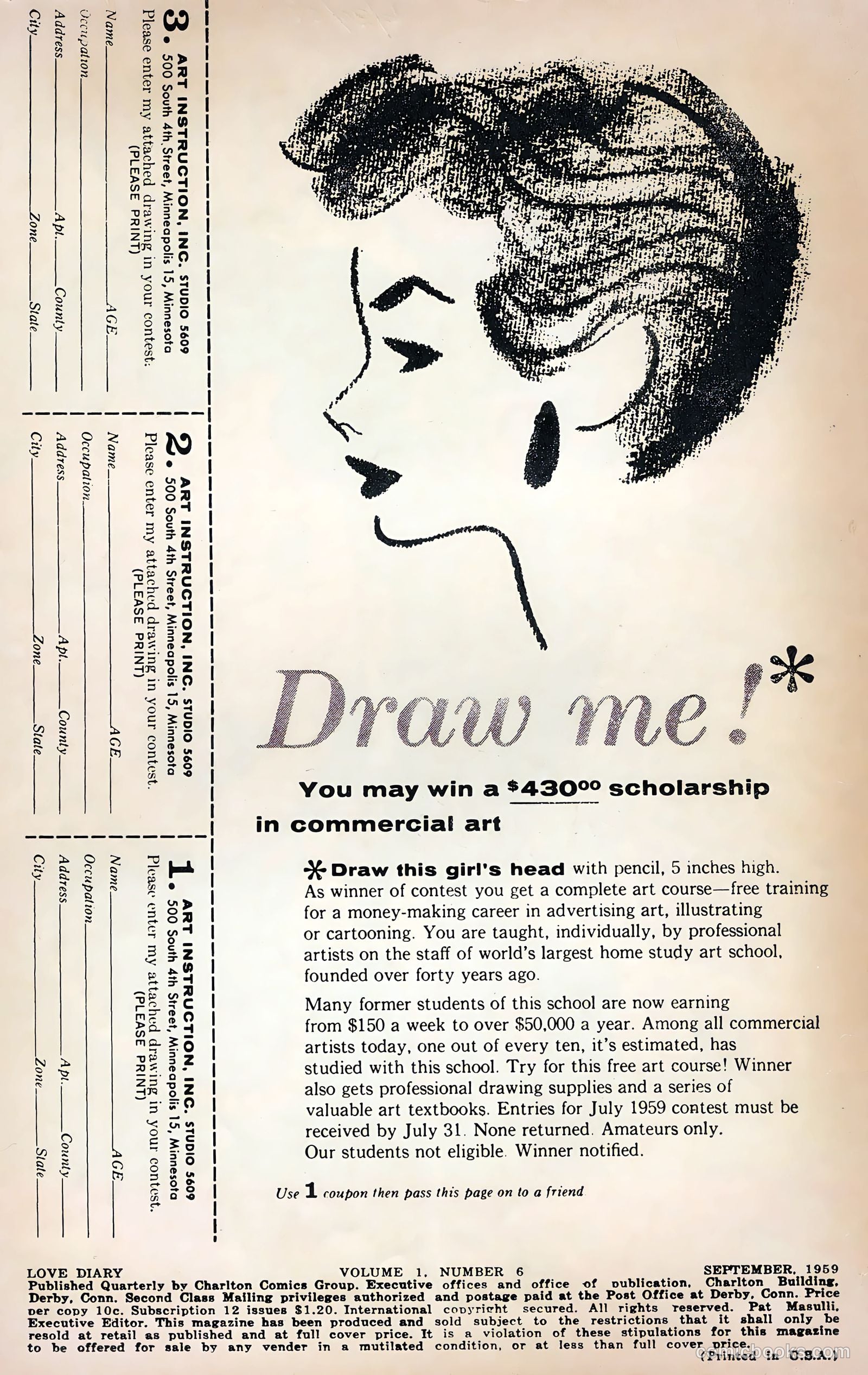 Love Diary #6 (1959) — page 2 of 36