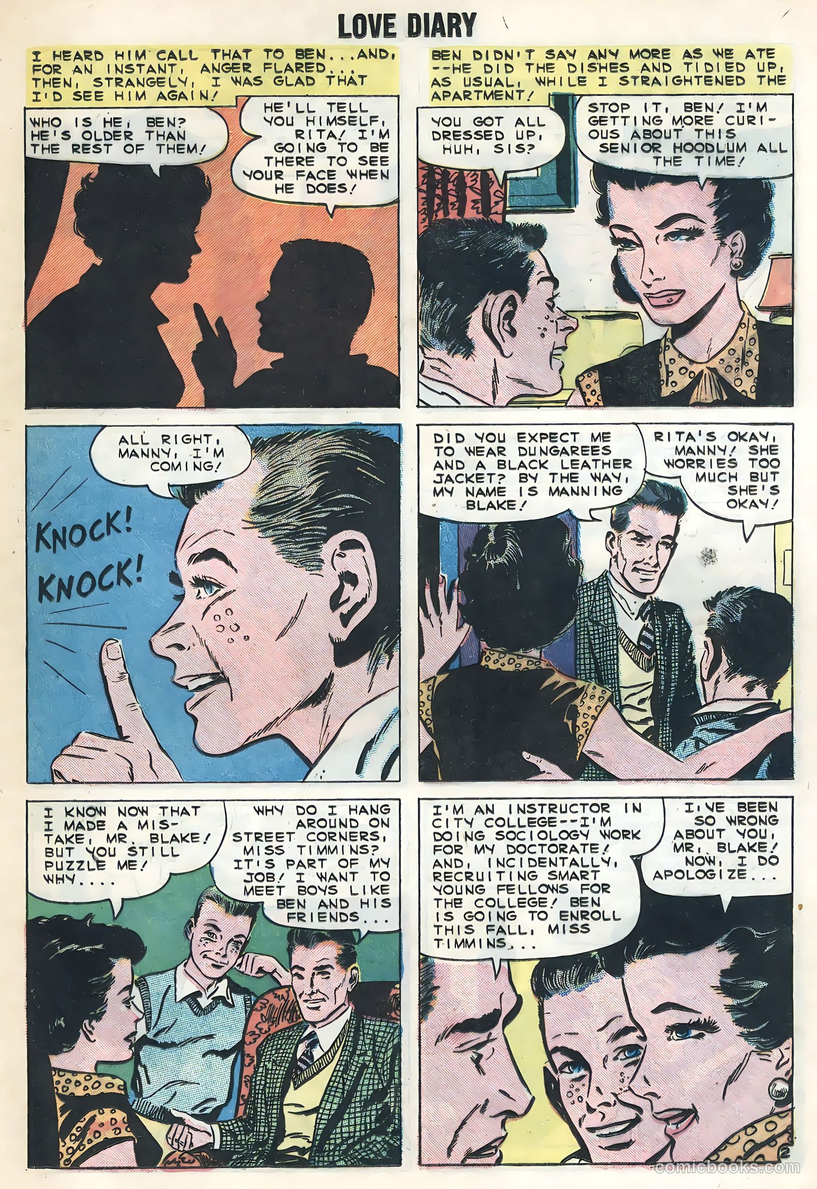 Love Diary #6 (1959) — page 25 of 36