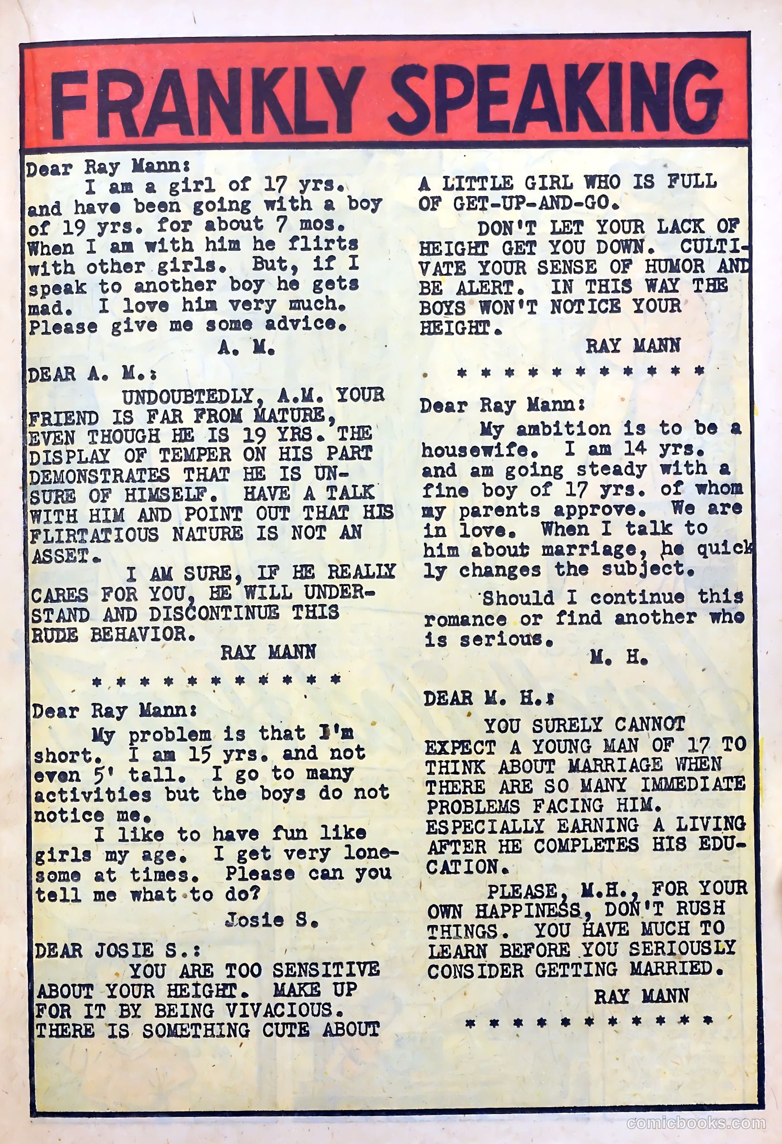 Love Diary #6 (1950) — page 19 of 52