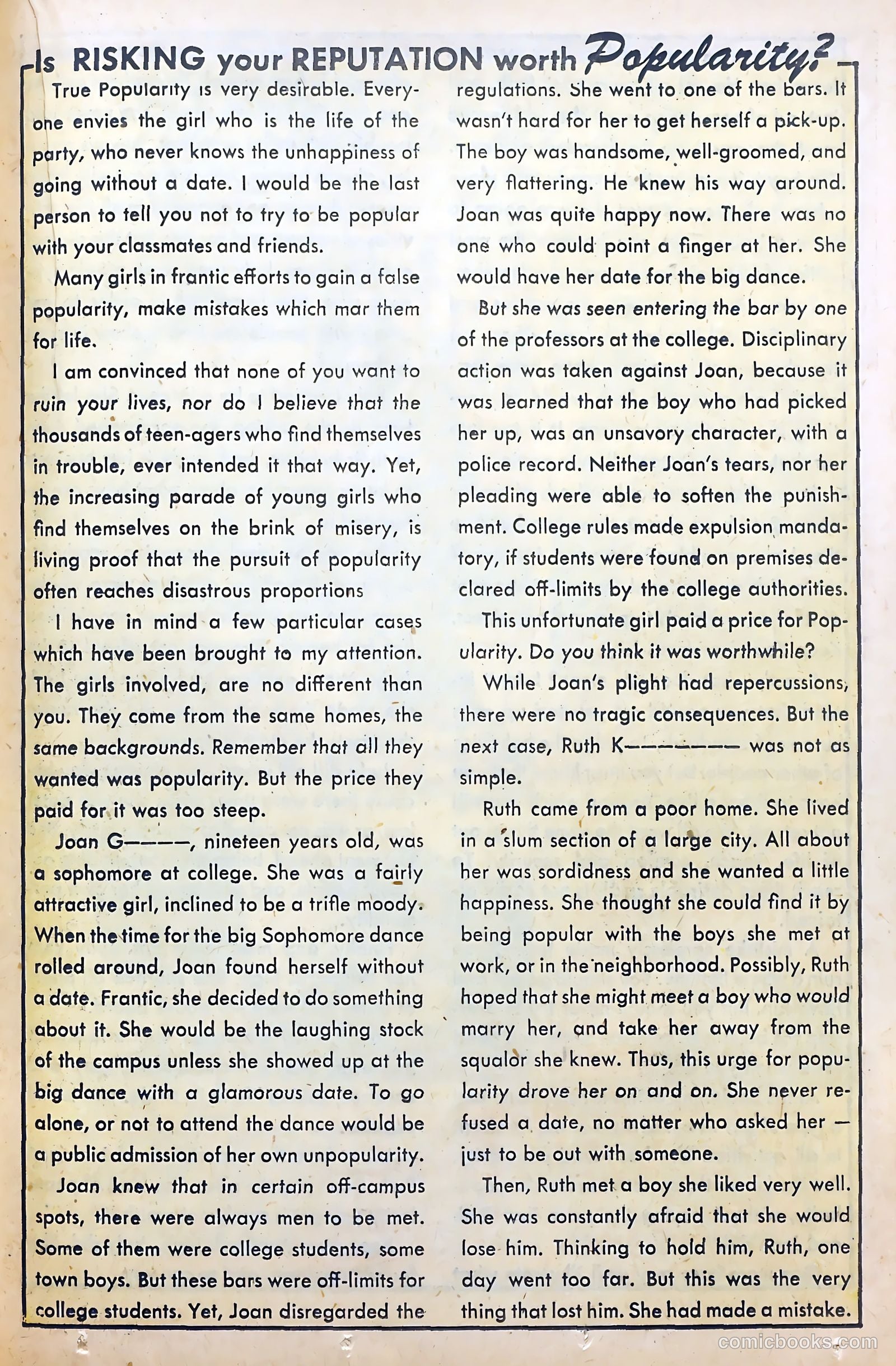 Love Diary #6 (1950) — page 31 of 52