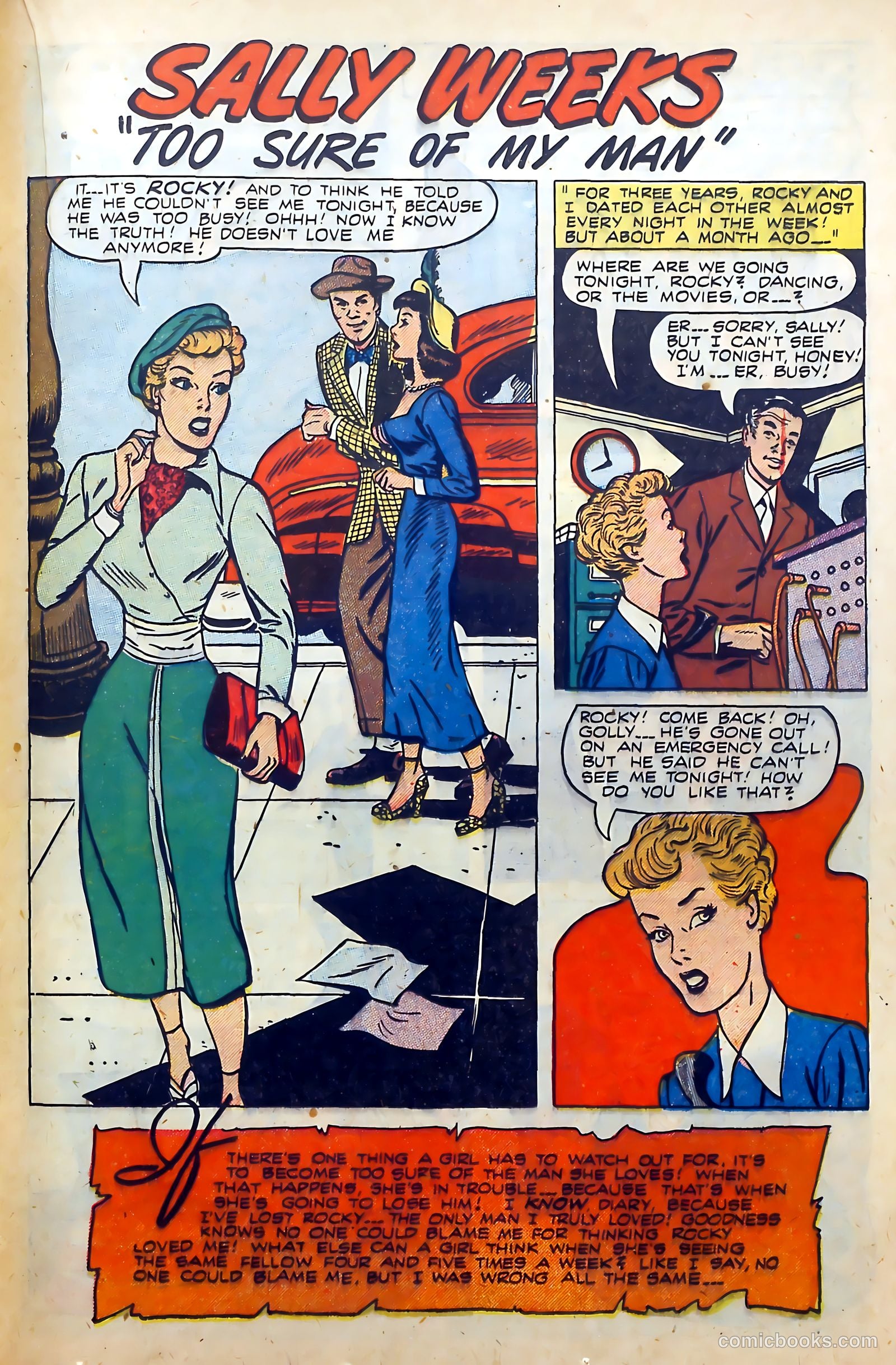 Love Diary #6 (1950) — page 33 of 52