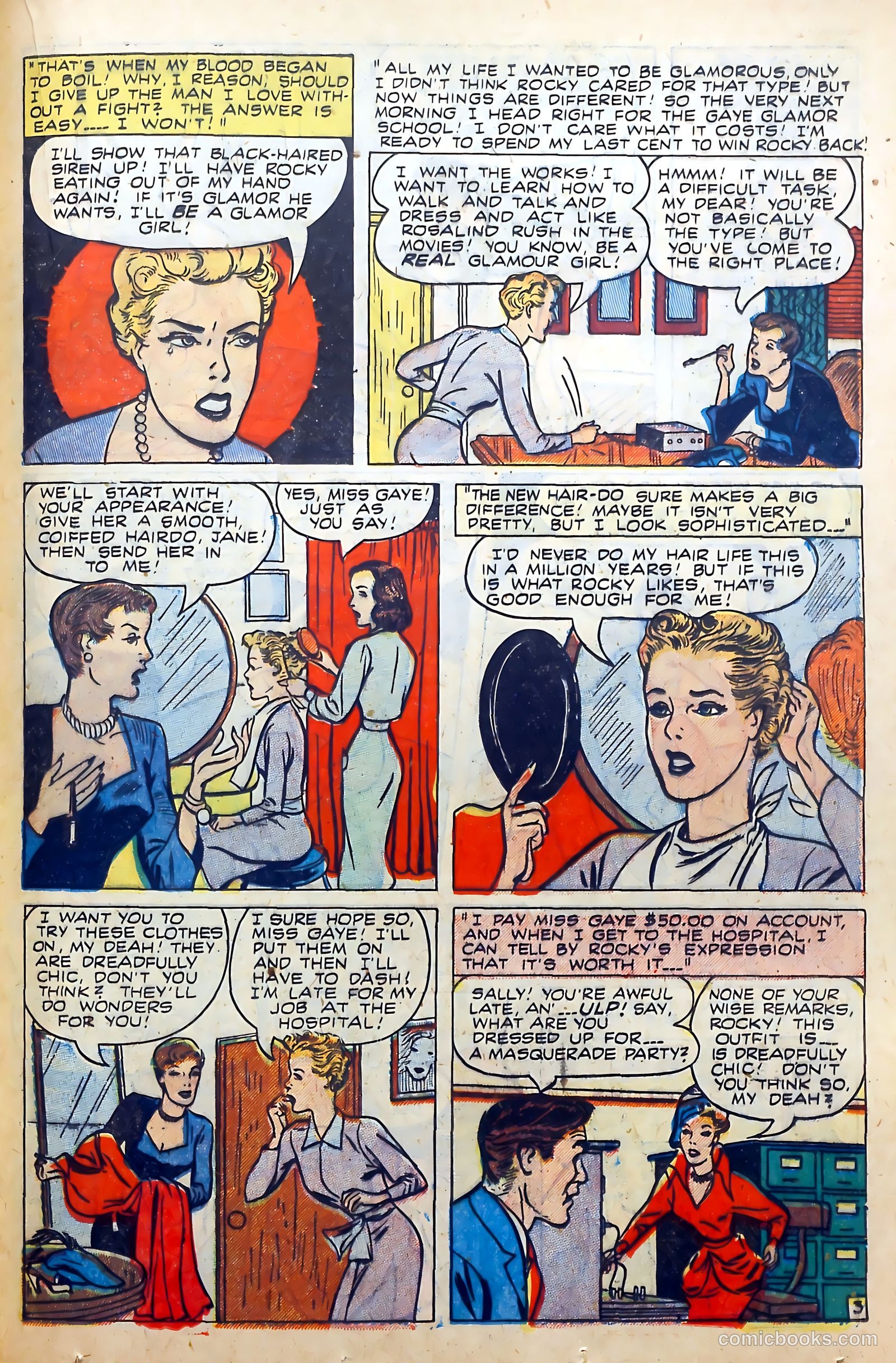 Love Diary #6 (1950) — page 35 of 52