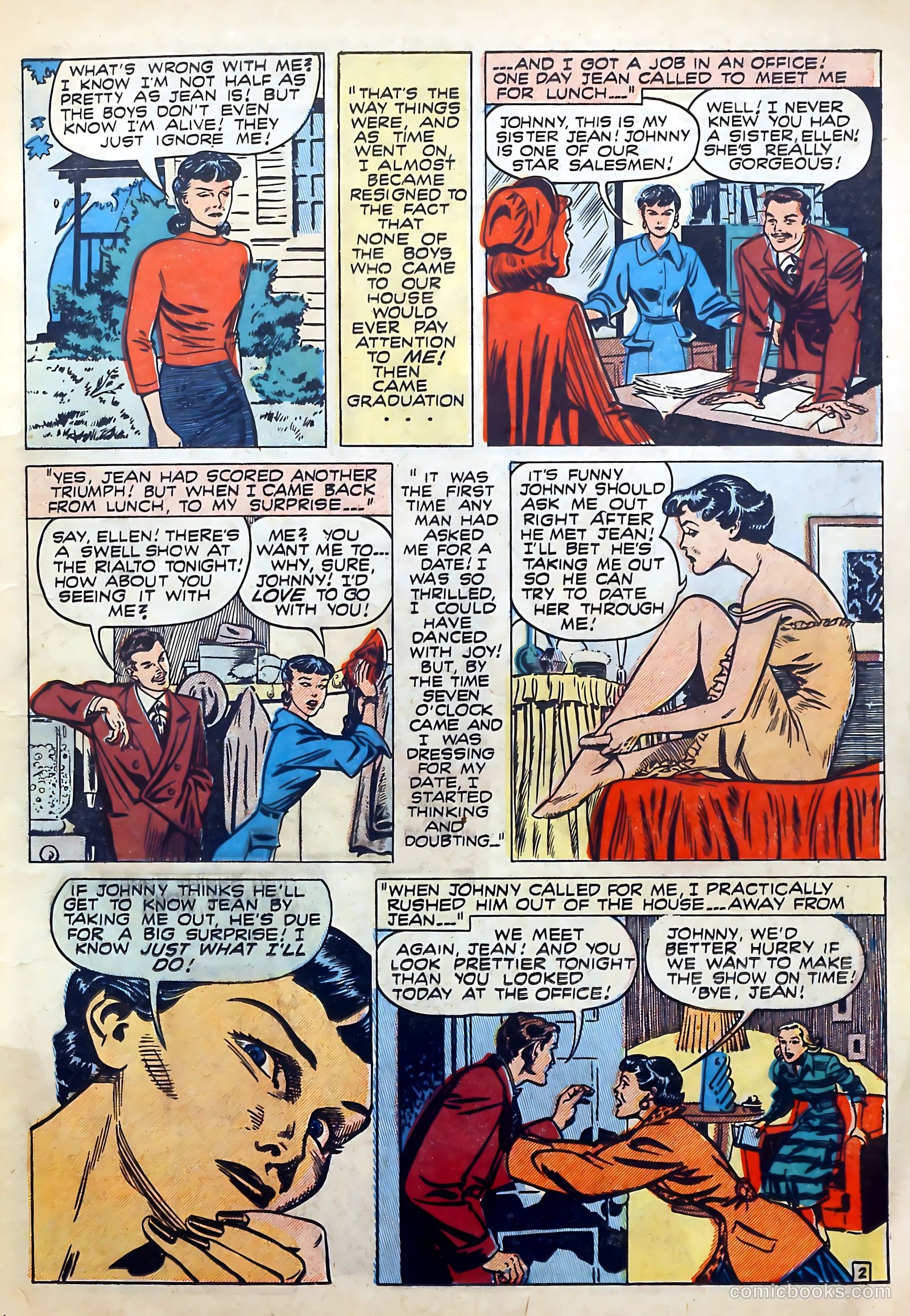 Love Diary #7 (1950) — page 15 of 52