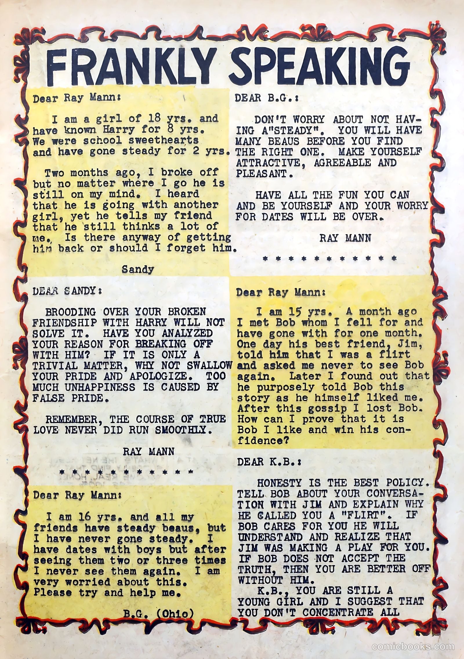 Love Diary #7 (1950) — page 23 of 52