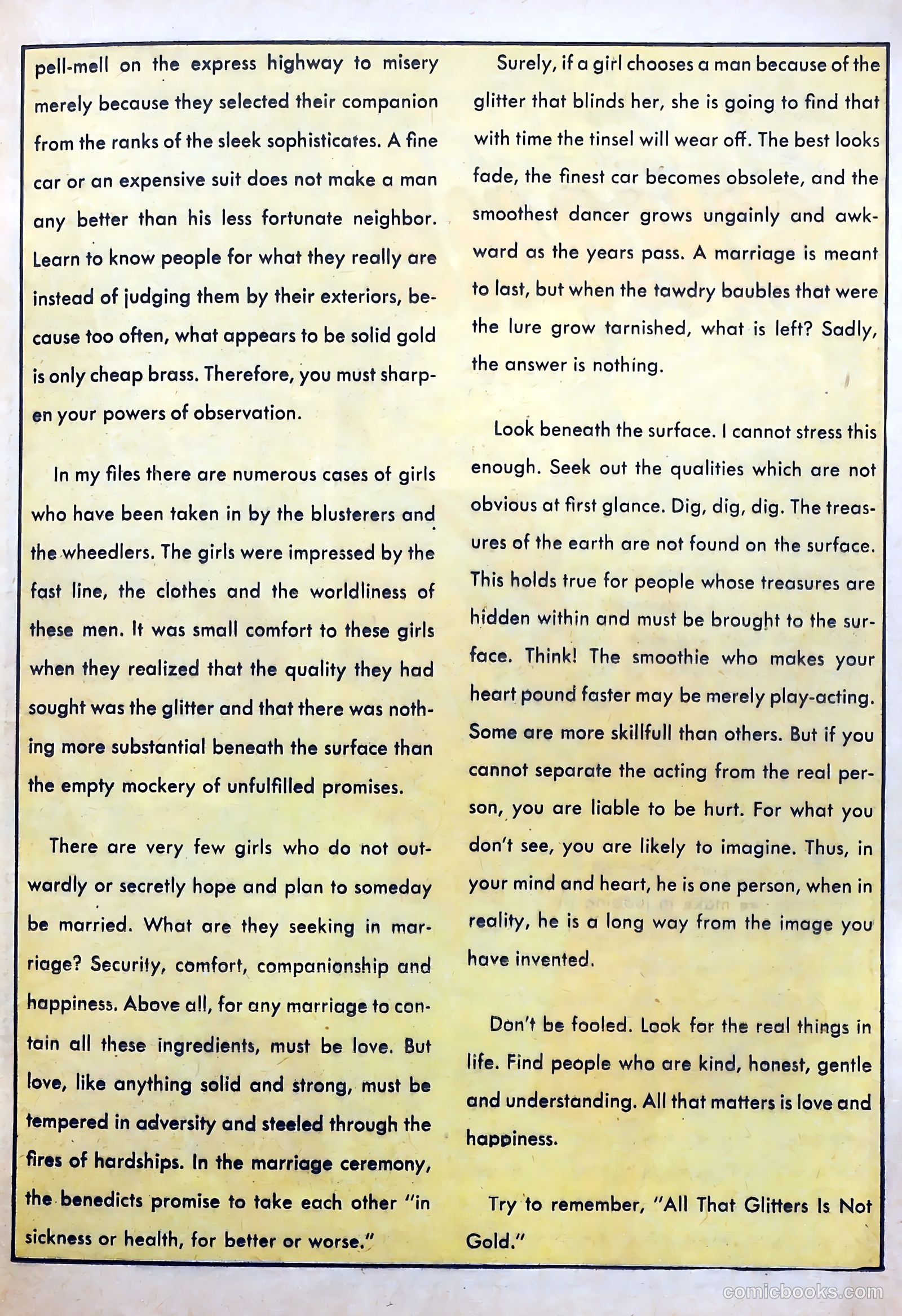 Love Diary #7 (1950) — page 31 of 52