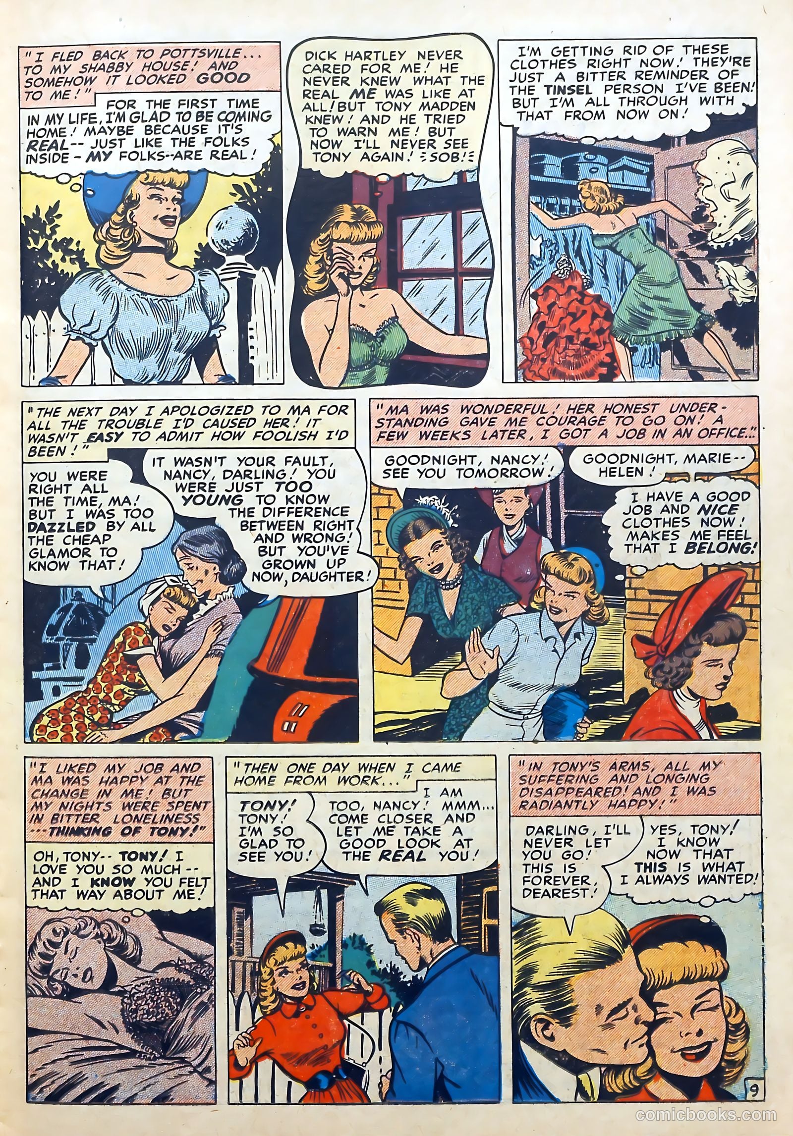 Love Diary #9 (1950) — page 21 of 52