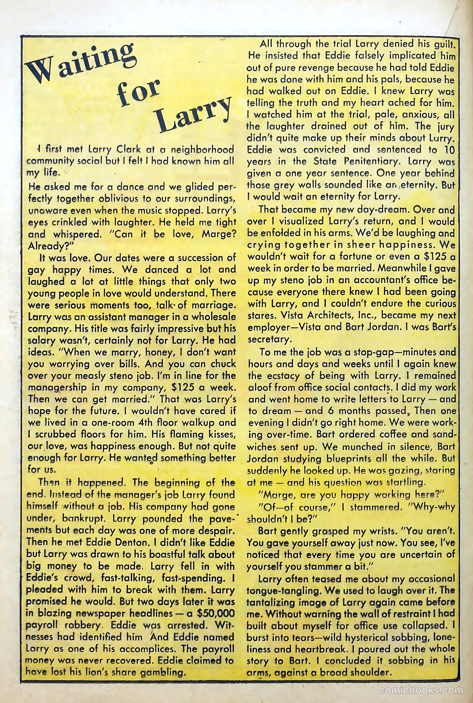 Love Diary #9 (1960) — page 22 of 53