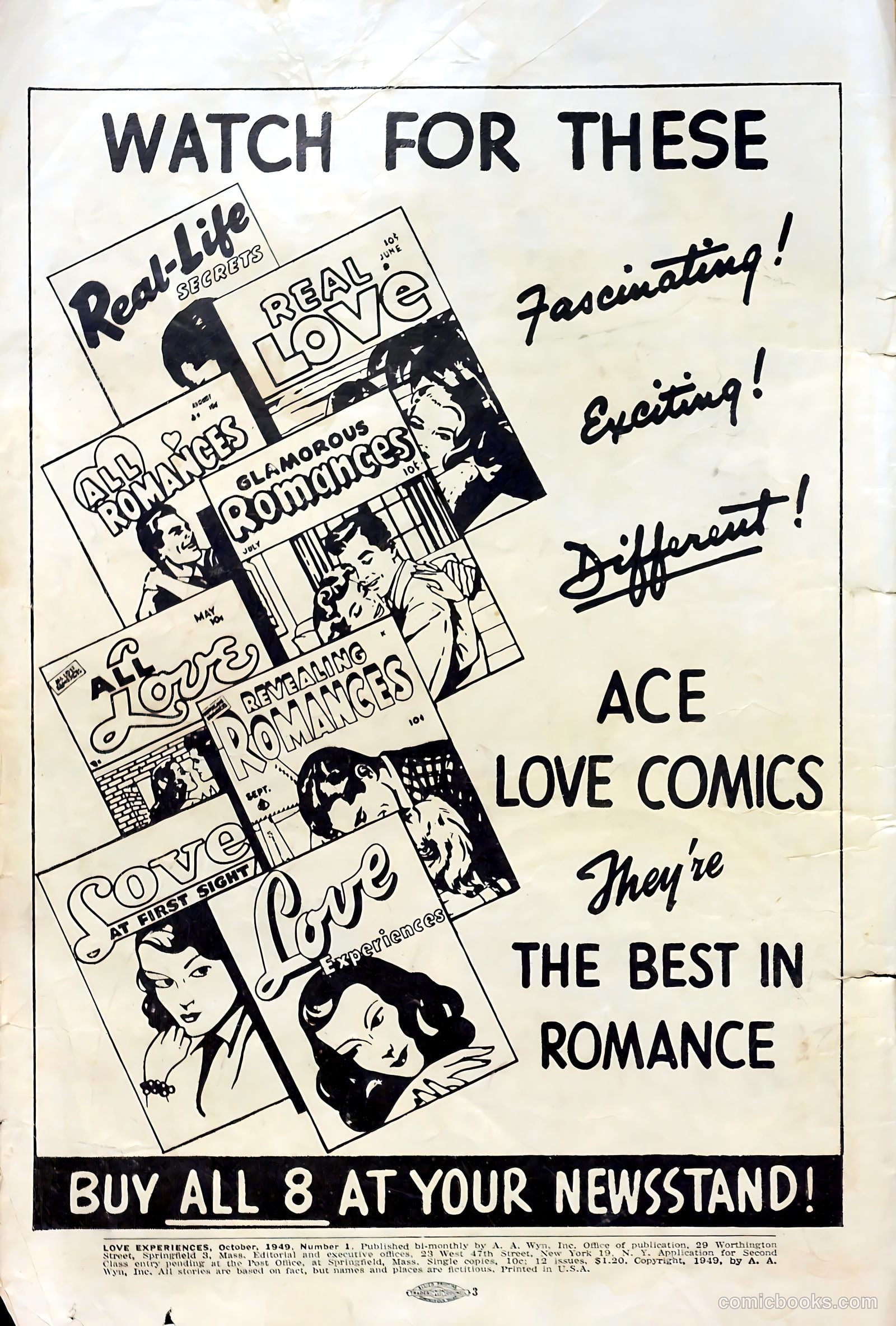 Love Experiences #1 (1949) — page 3 of 37