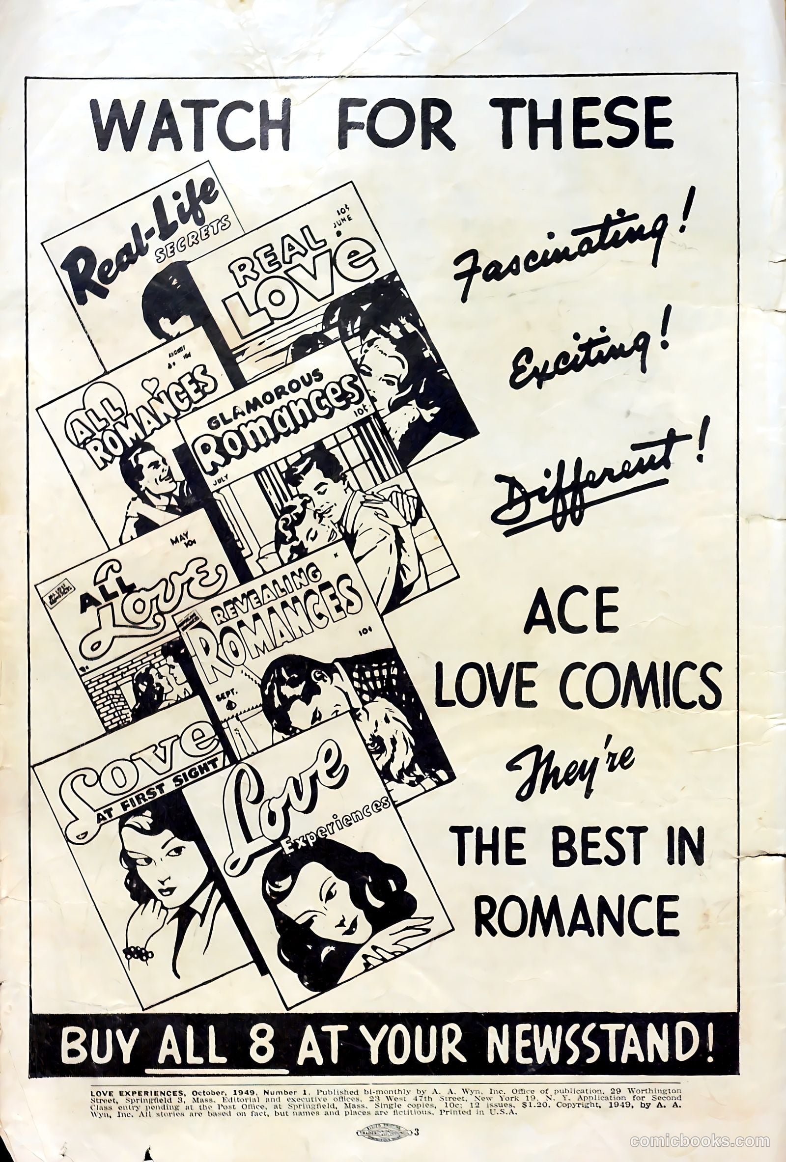 Love Experiences #1 (1949) — page 3 of 37