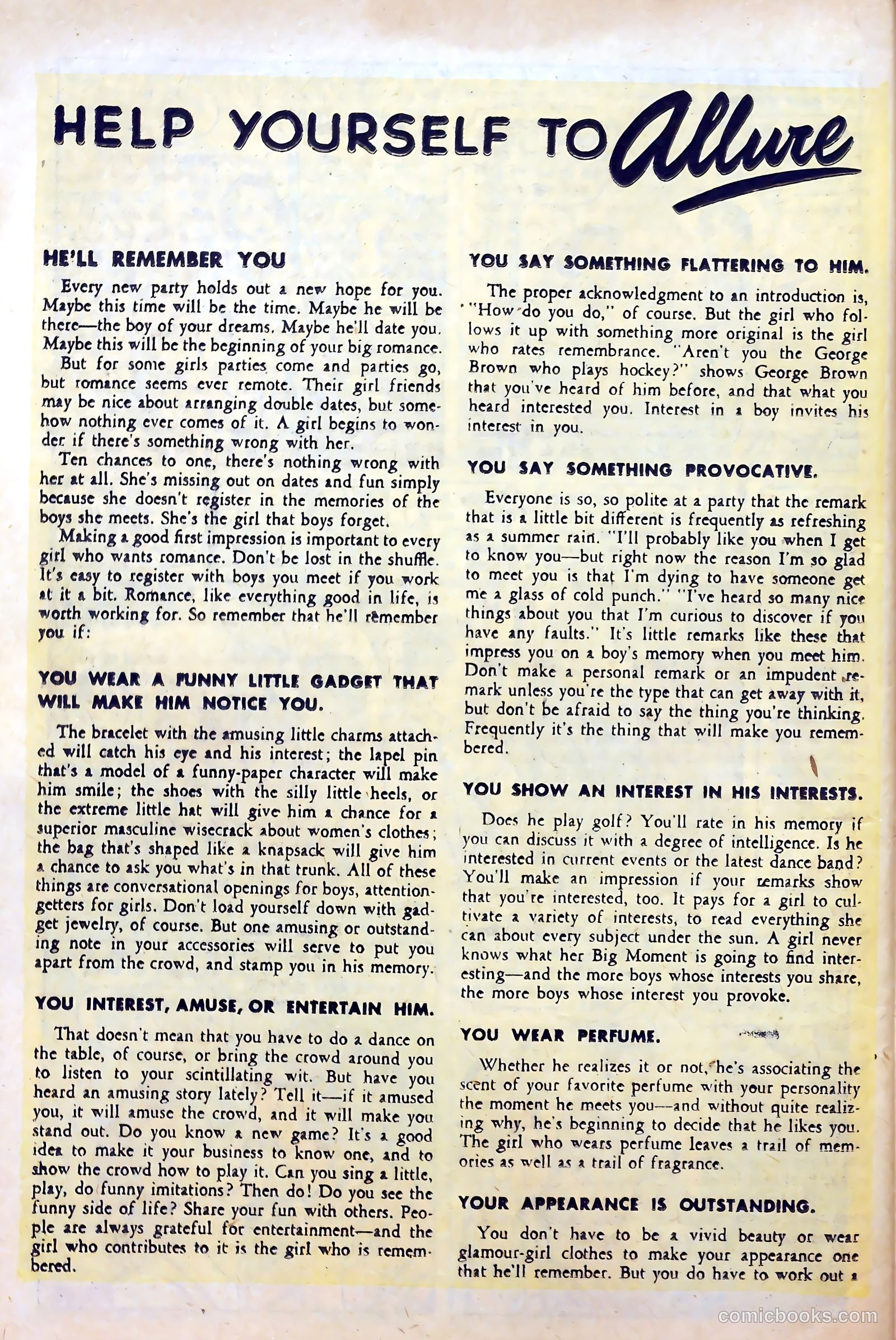 Love Experiences #10 (1951) — page 26 of 36
