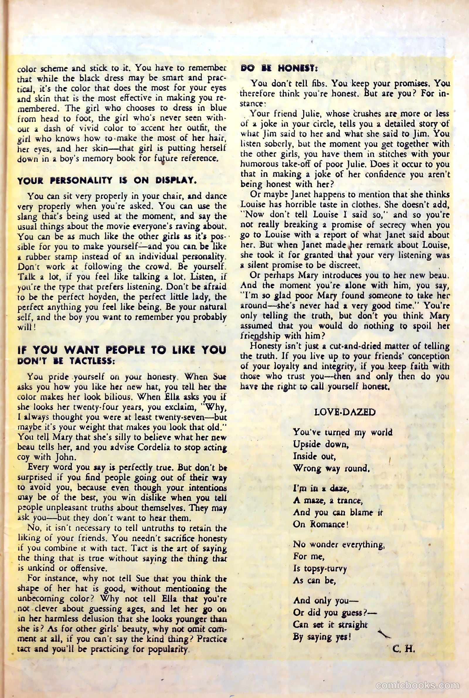 Love Experiences #10 (1951) — page 27 of 36