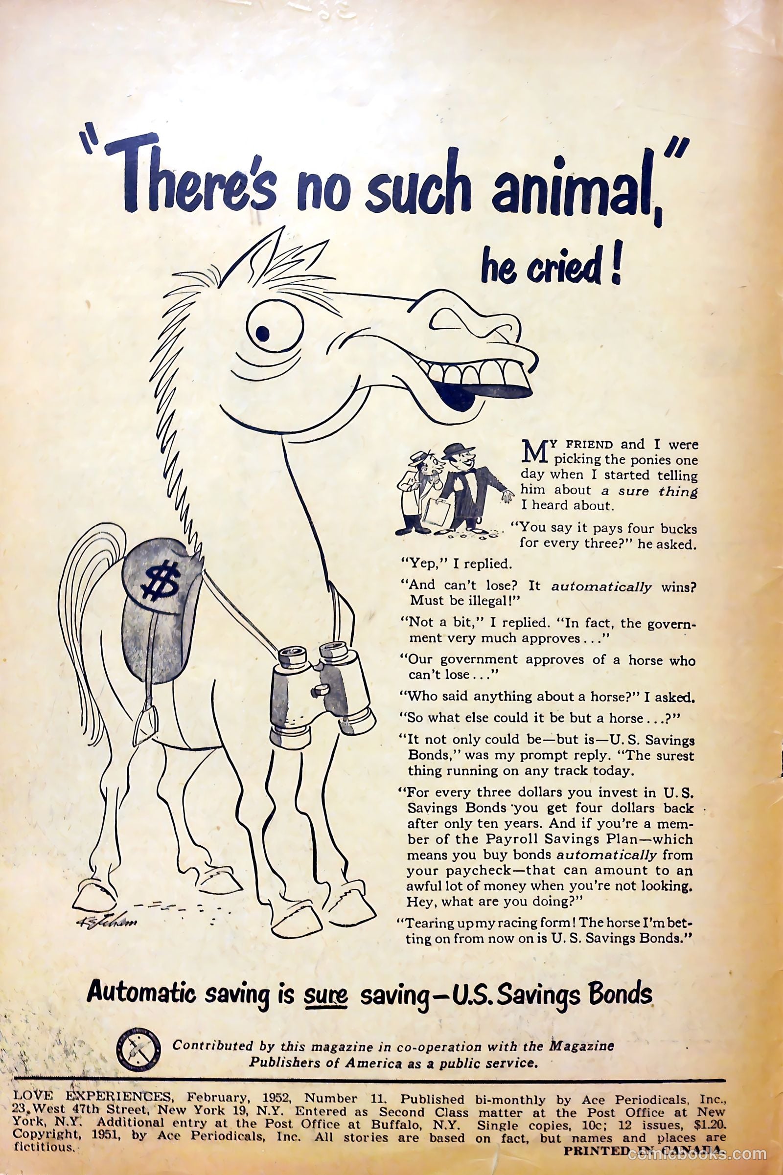 Love Experiences #11 (1952) — page 2 of 36