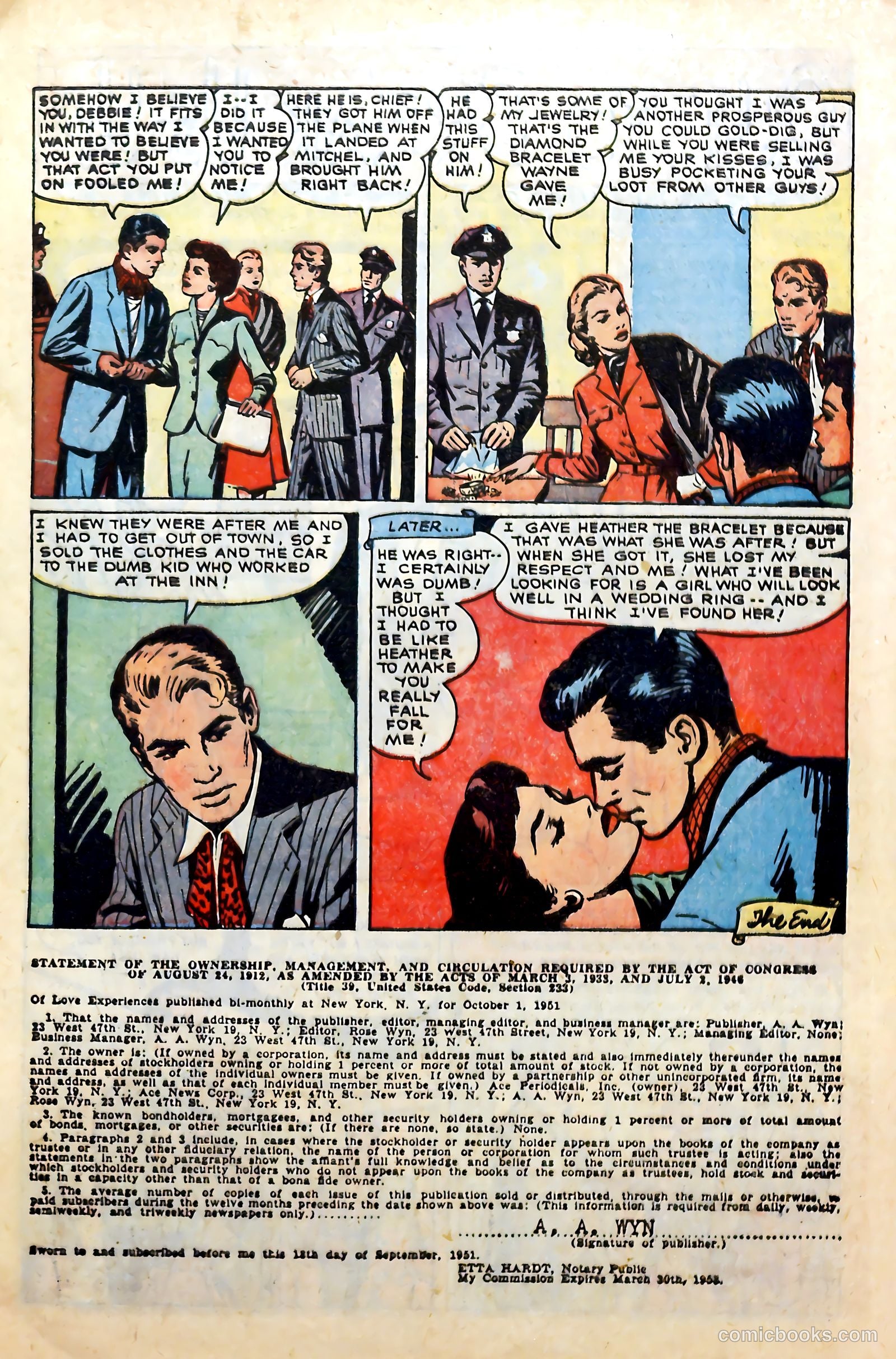 Love Experiences #12 (1952) — page 17 of 36