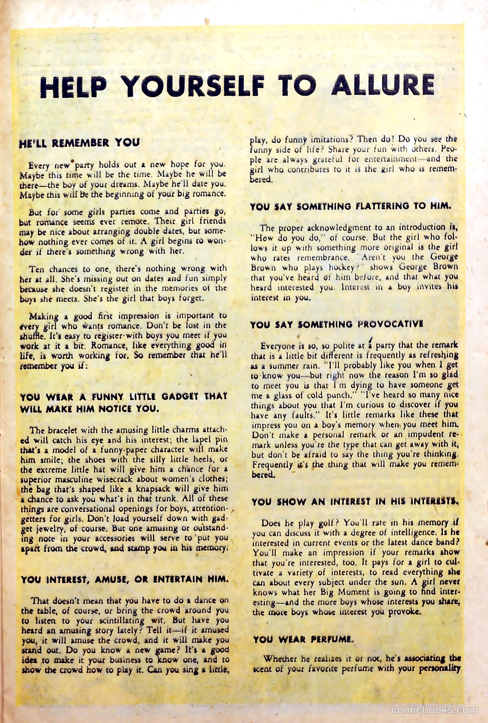 Love Experiences #12 (1952) — page 25 of 36