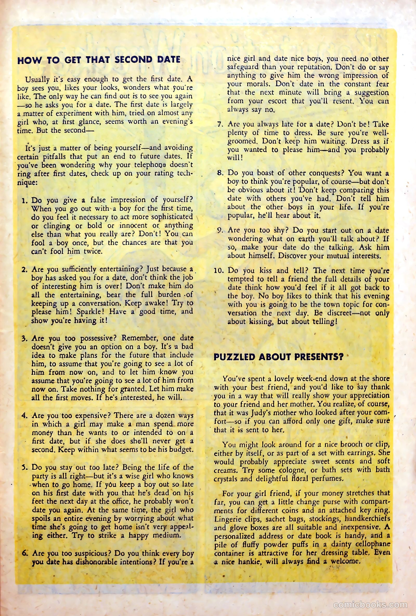 Love Experiences #14 (1952) — page 27 of 36