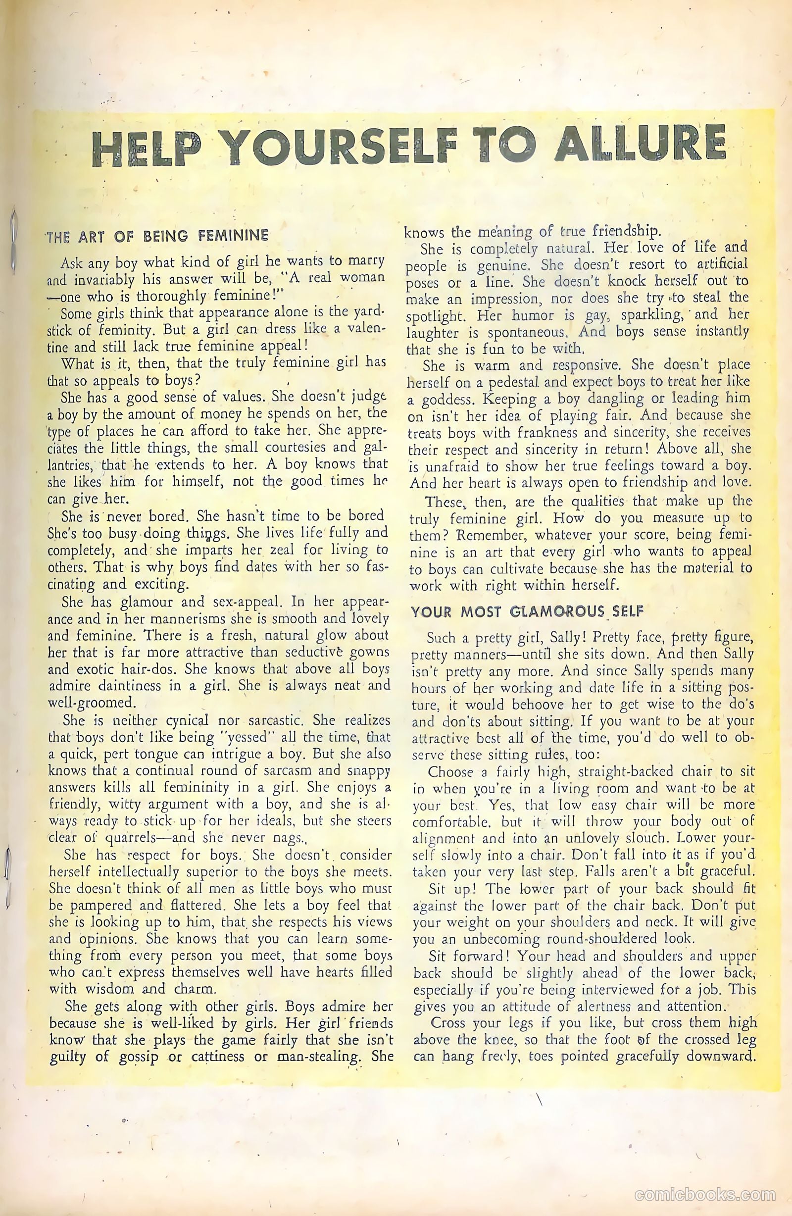 Love Experiences #18 (1953) — page 19 of 36