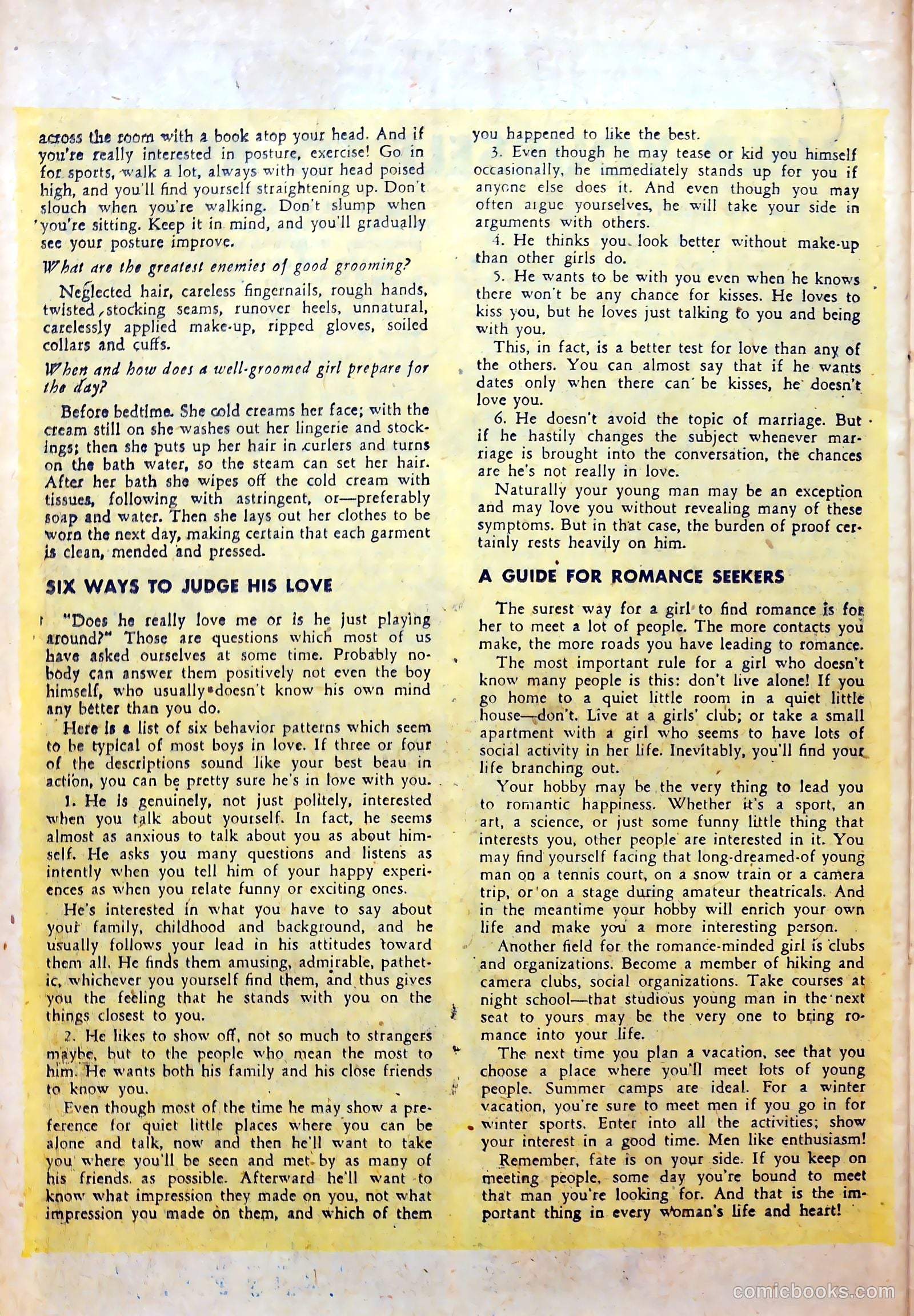 Love Experiences #19 (1953) — page 26 of 36