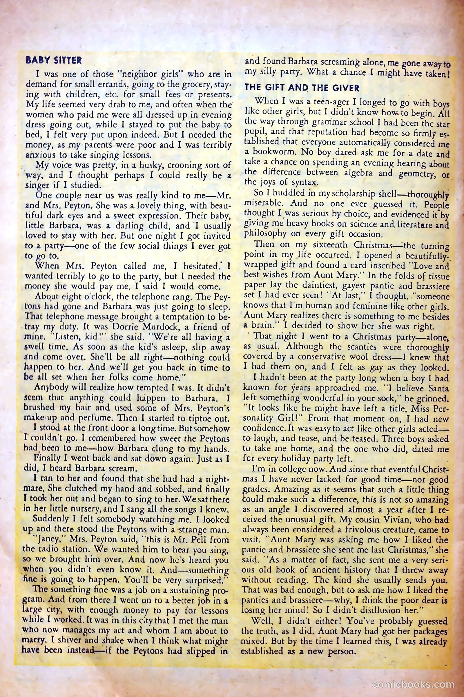 Love Experiences #22 (1953) — page 26 of 36