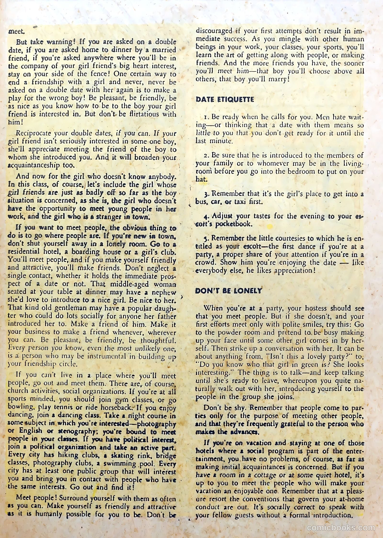 Love Experiences #23 (1954) — page 27 of 36