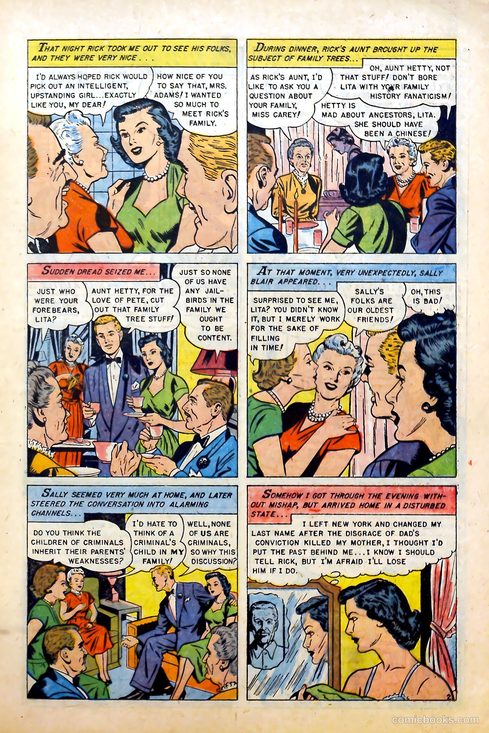 Love Experiences #25 (1954) — page 19 of 36