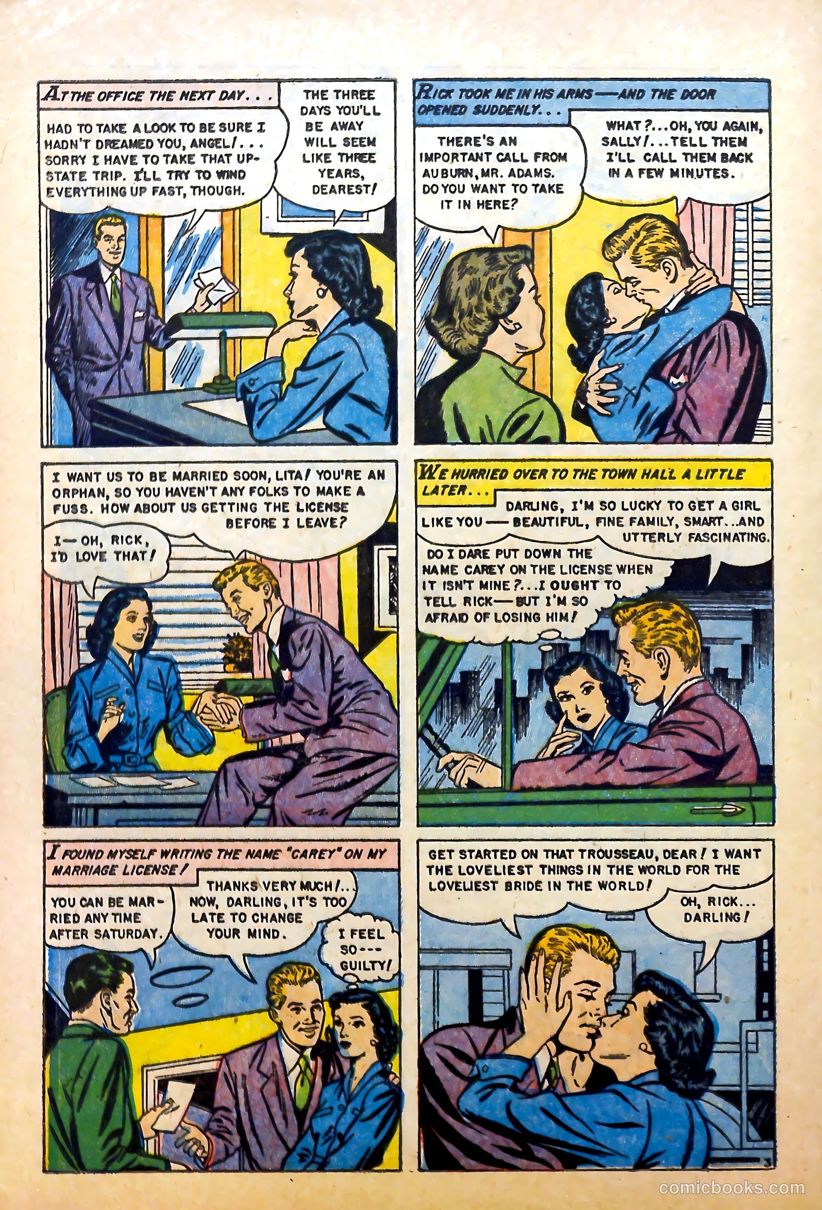 Love Experiences #25 (1954) — page 20 of 36