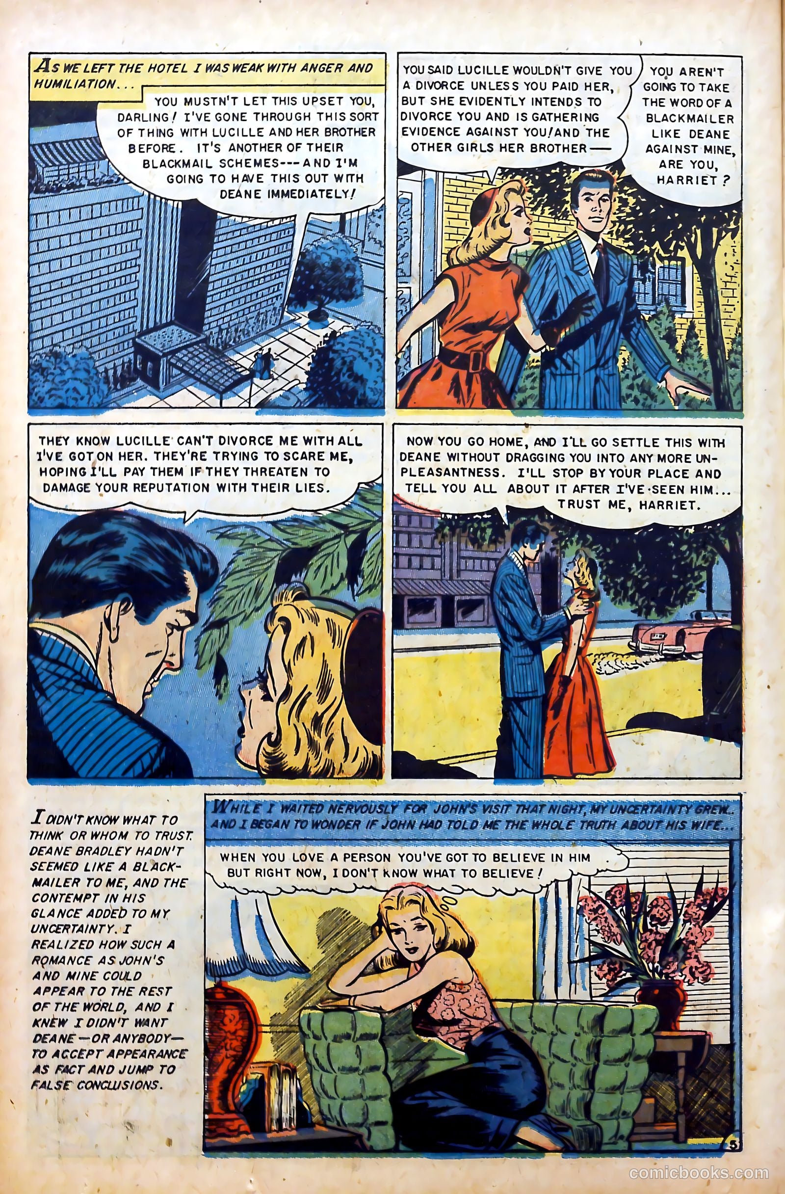 Love Experiences #27 (1954) — page 22 of 36