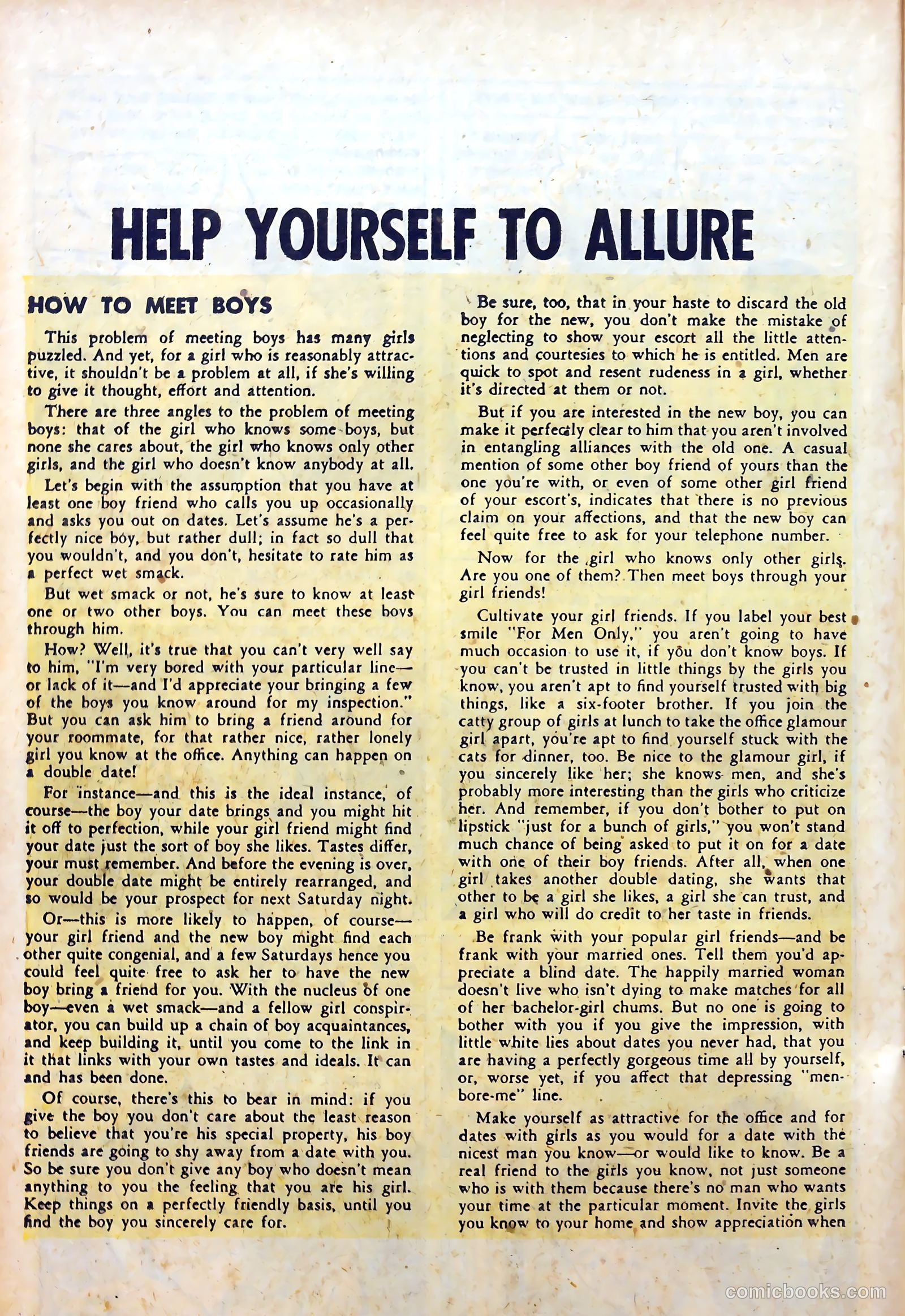 Love Experiences #27 (1954) — page 26 of 36