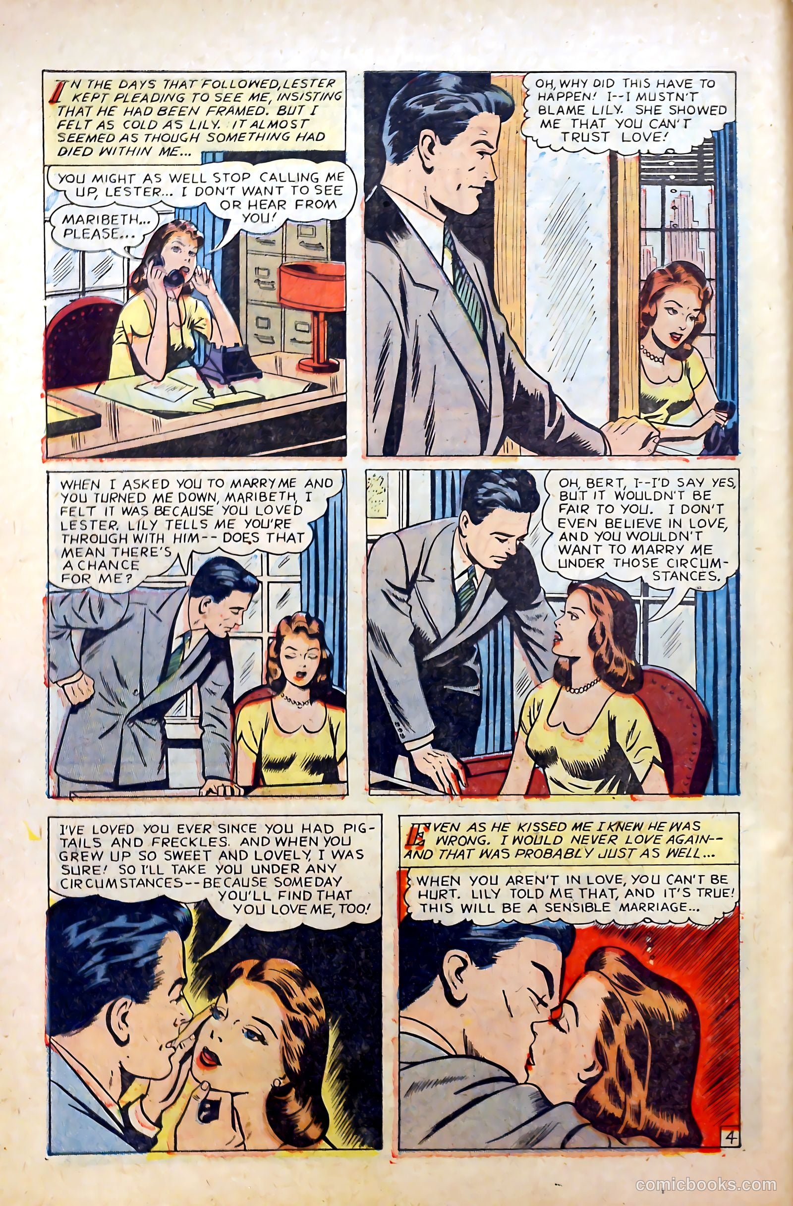 Love Experiences #28 (1954) — page 30 of 36