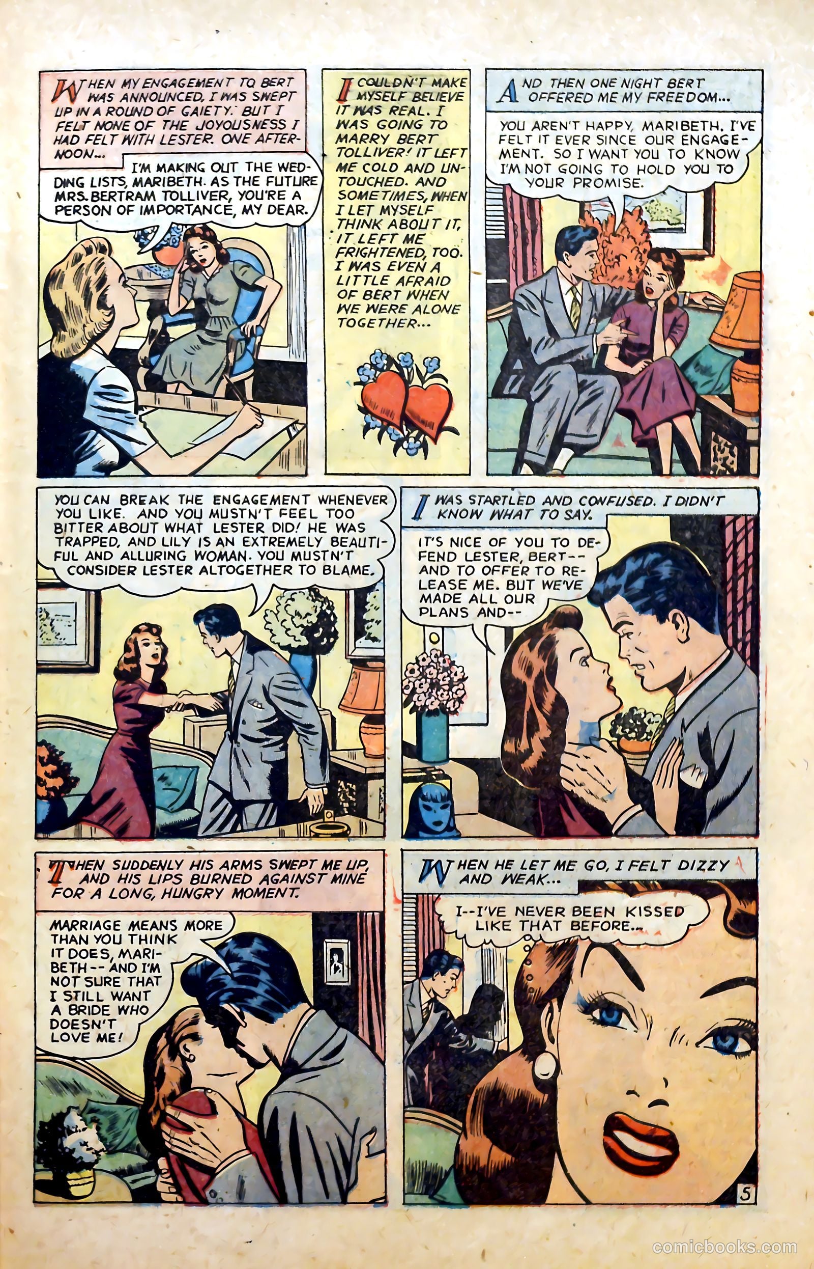Love Experiences #28 (1954) — page 31 of 36