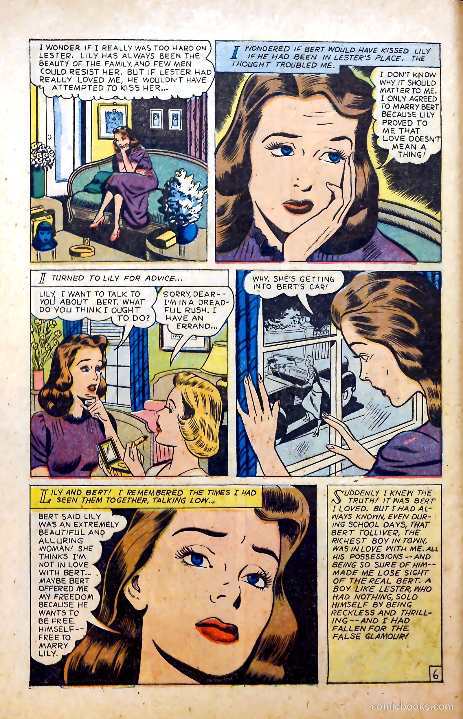 Love Experiences #28 (1954) — page 32 of 36