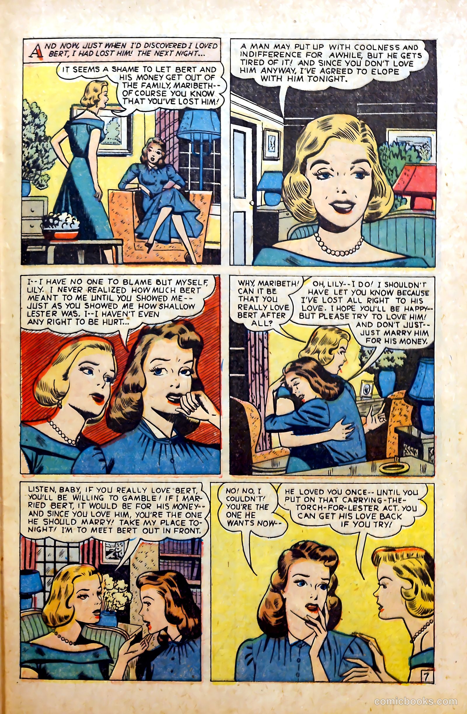 Love Experiences #28 (1954) — page 33 of 36
