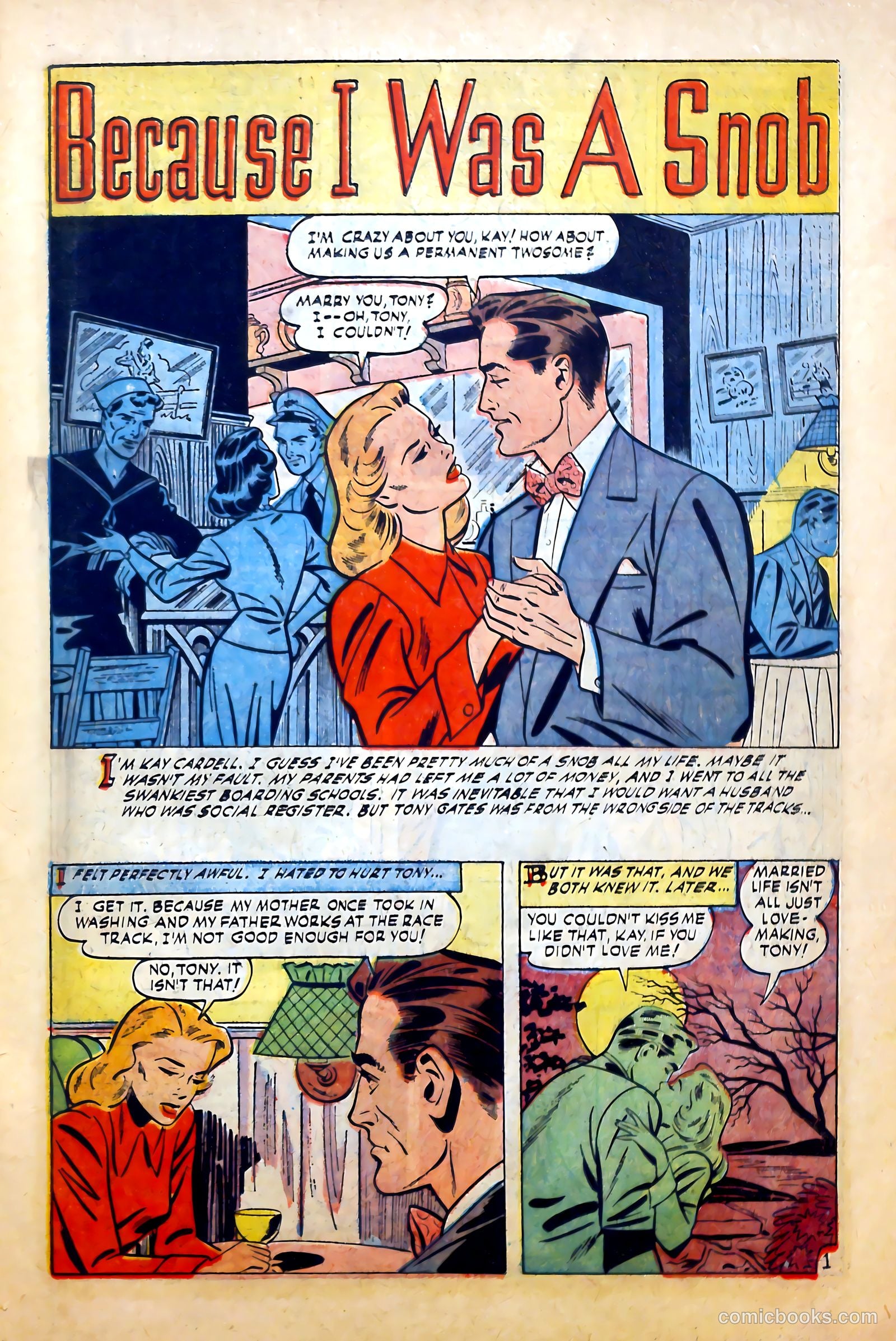 Love Experiences #30 (1955) — page 19 of 36