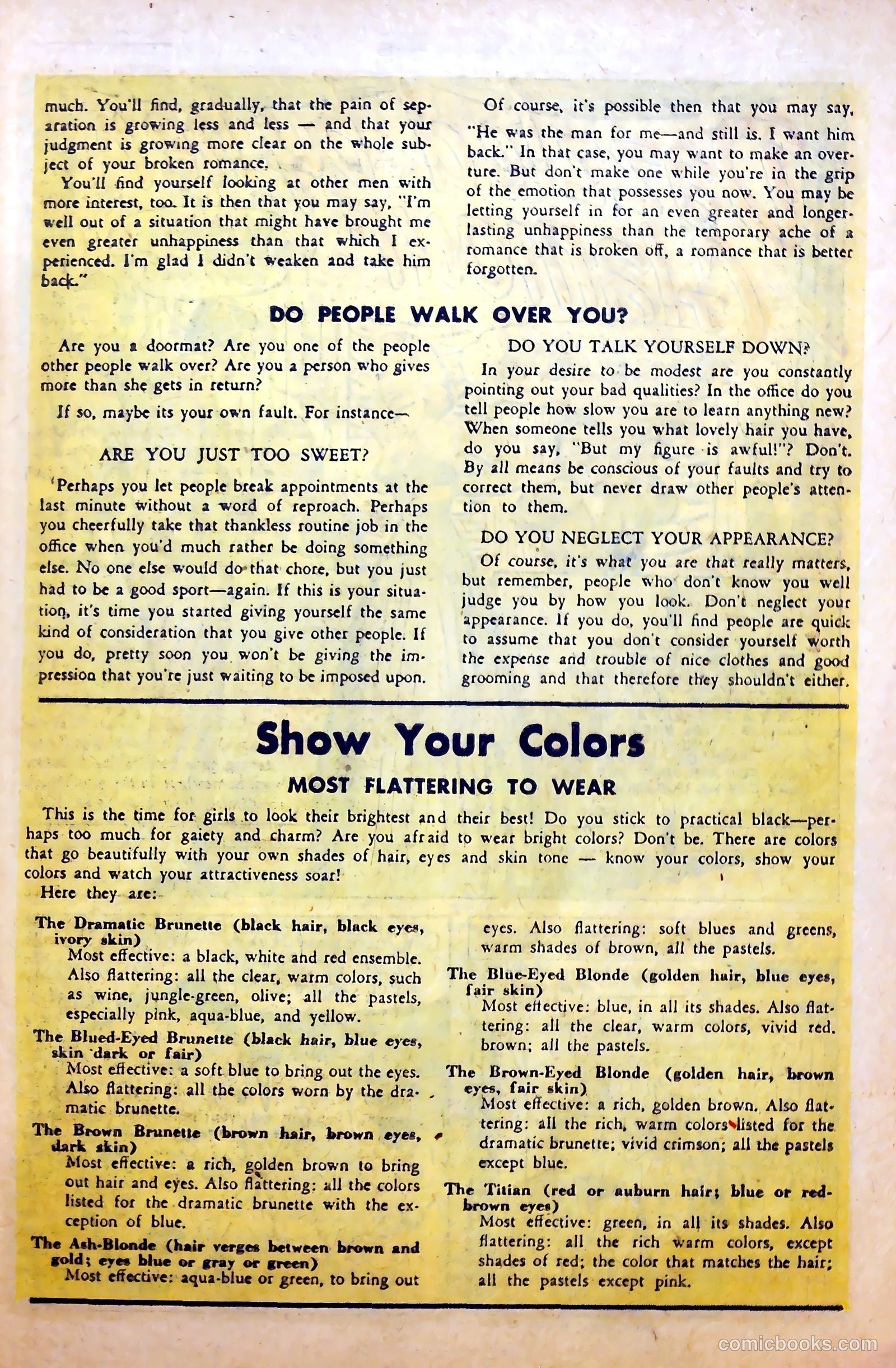 Love Experiences #30 (1955) — page 27 of 36