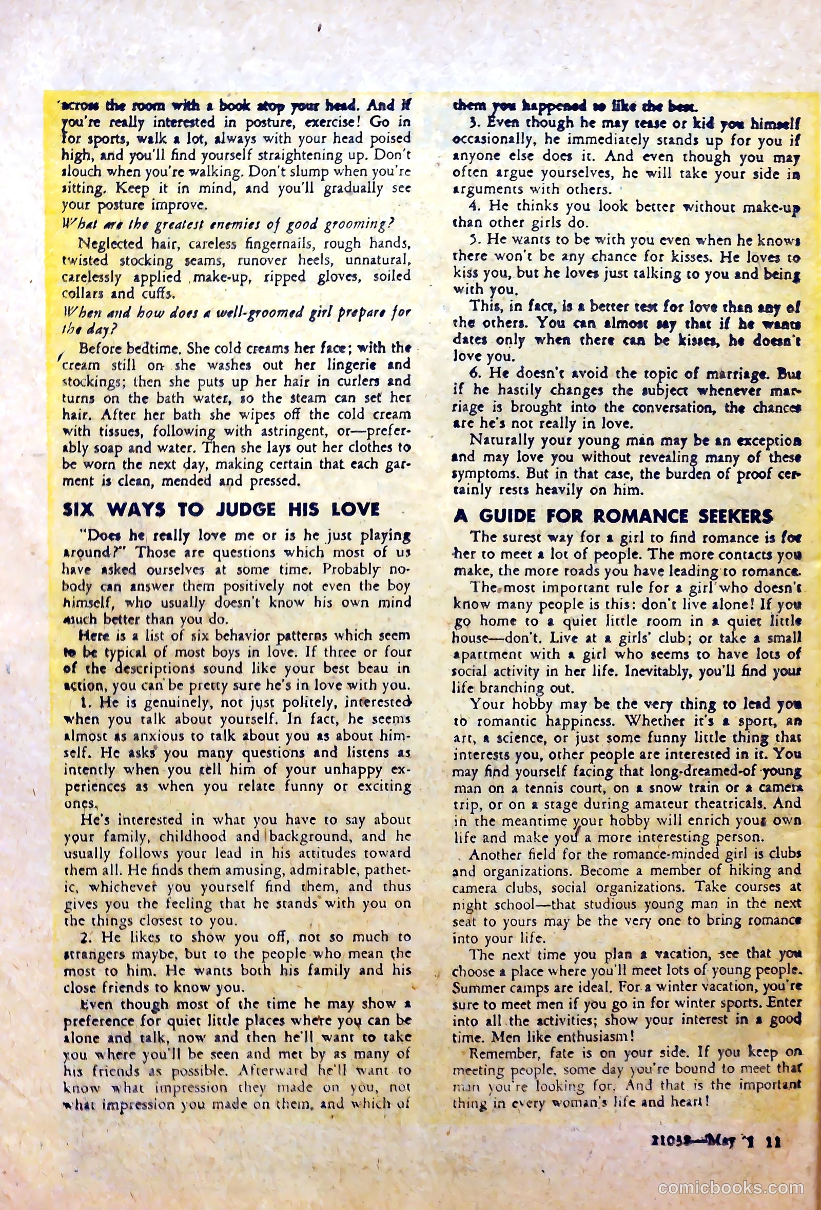 Love Experiences #34 (1955) — page 26 of 37