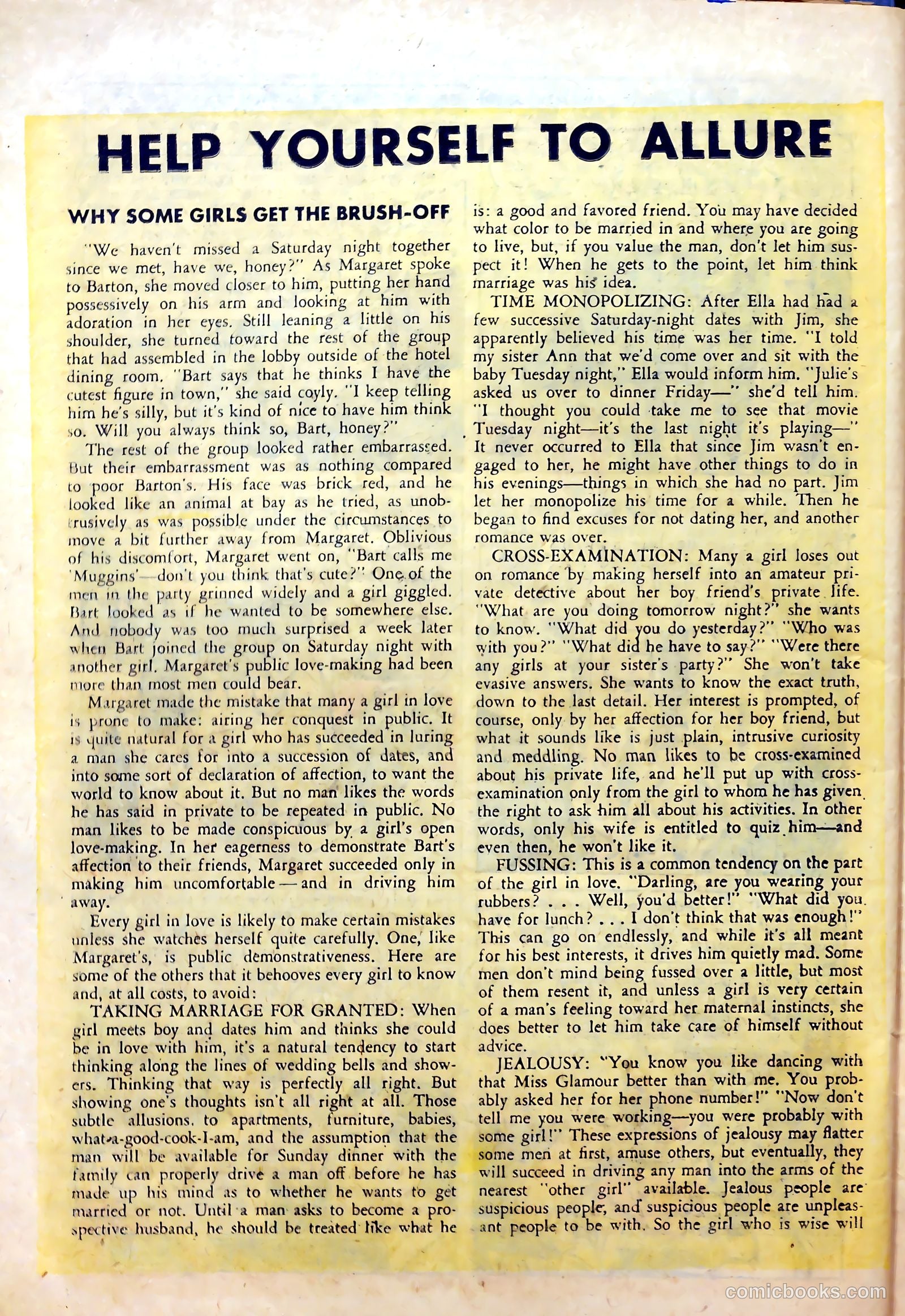Love Experiences #35 (1955) — page 26 of 36