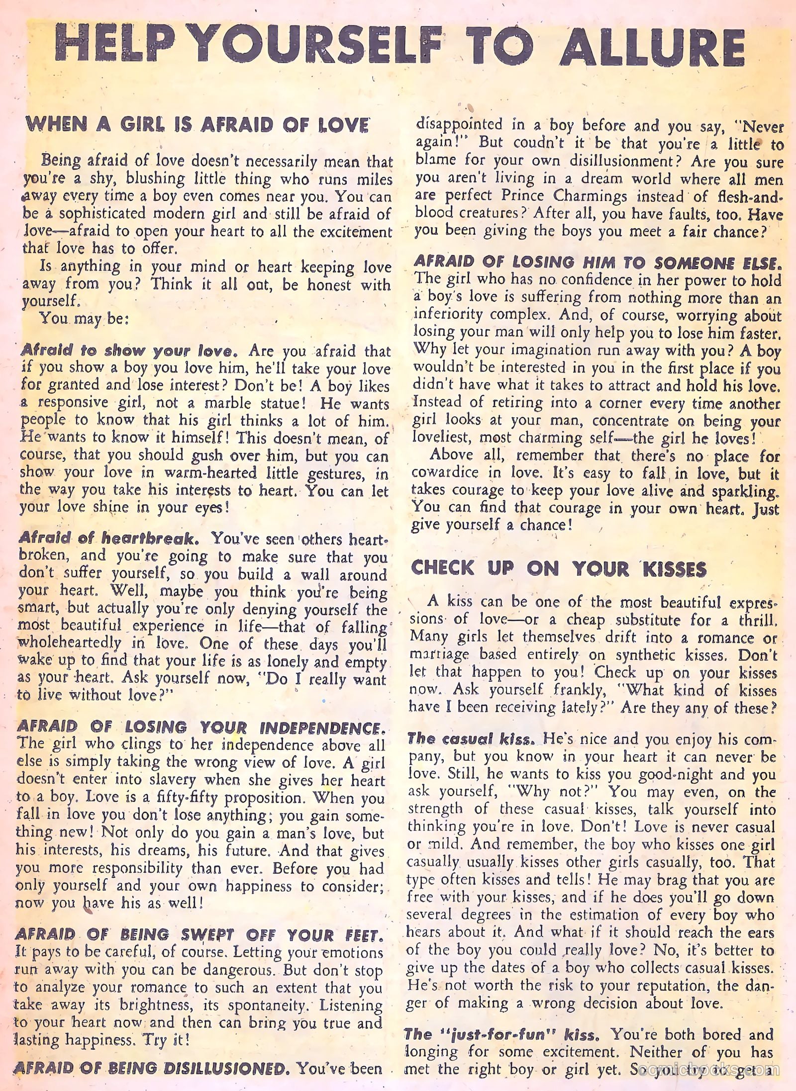 Love Experiences #6 (1951) — page 26 of 38
