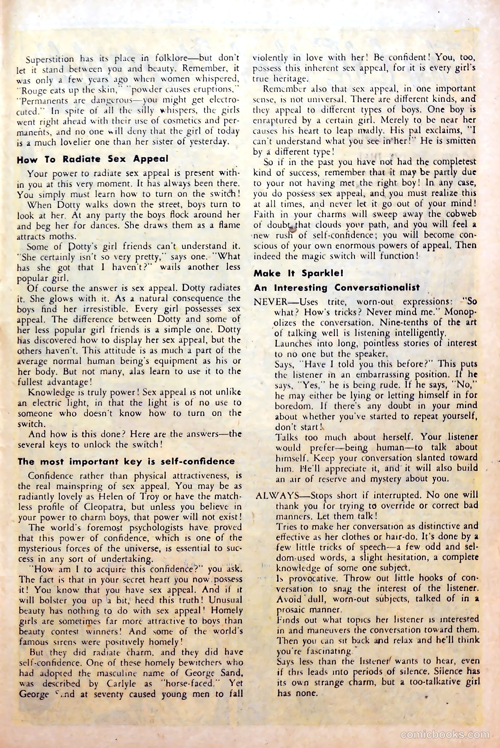 Love Experiences #7 (1951) — page 27 of 36