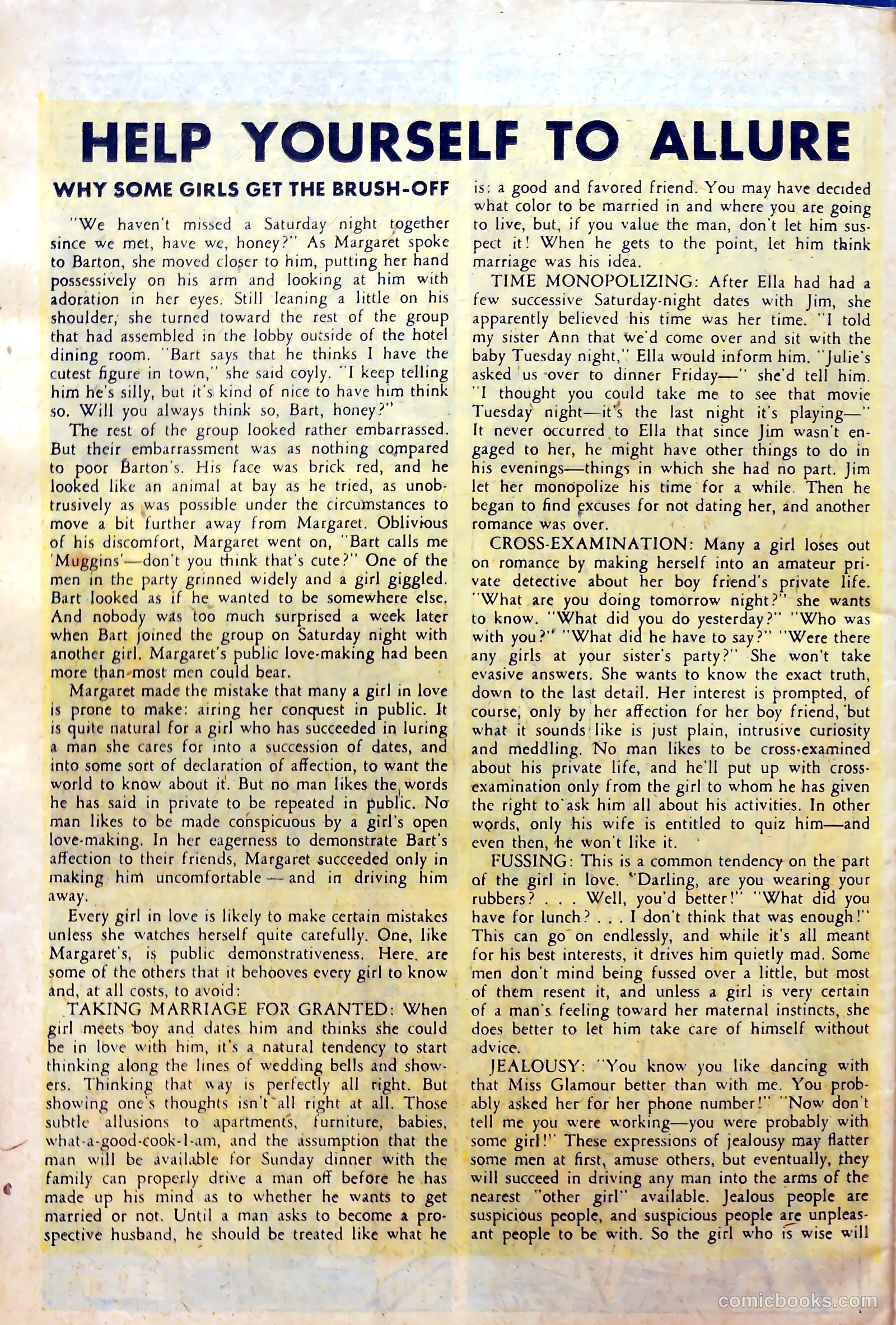 Love Experiences #8 (1951) — page 26 of 36