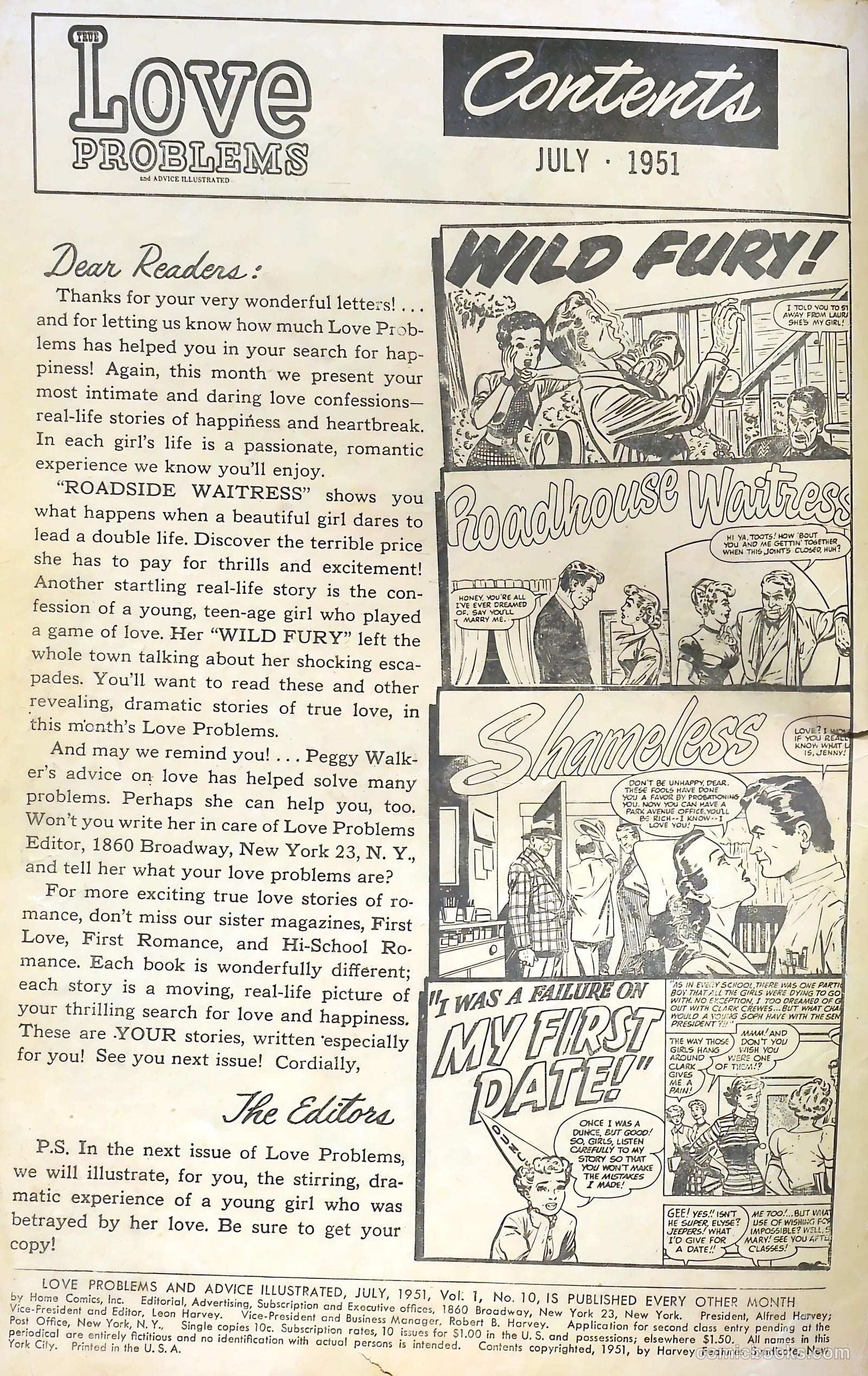 Love Illustrated #10 (1951) — page 2 of 36