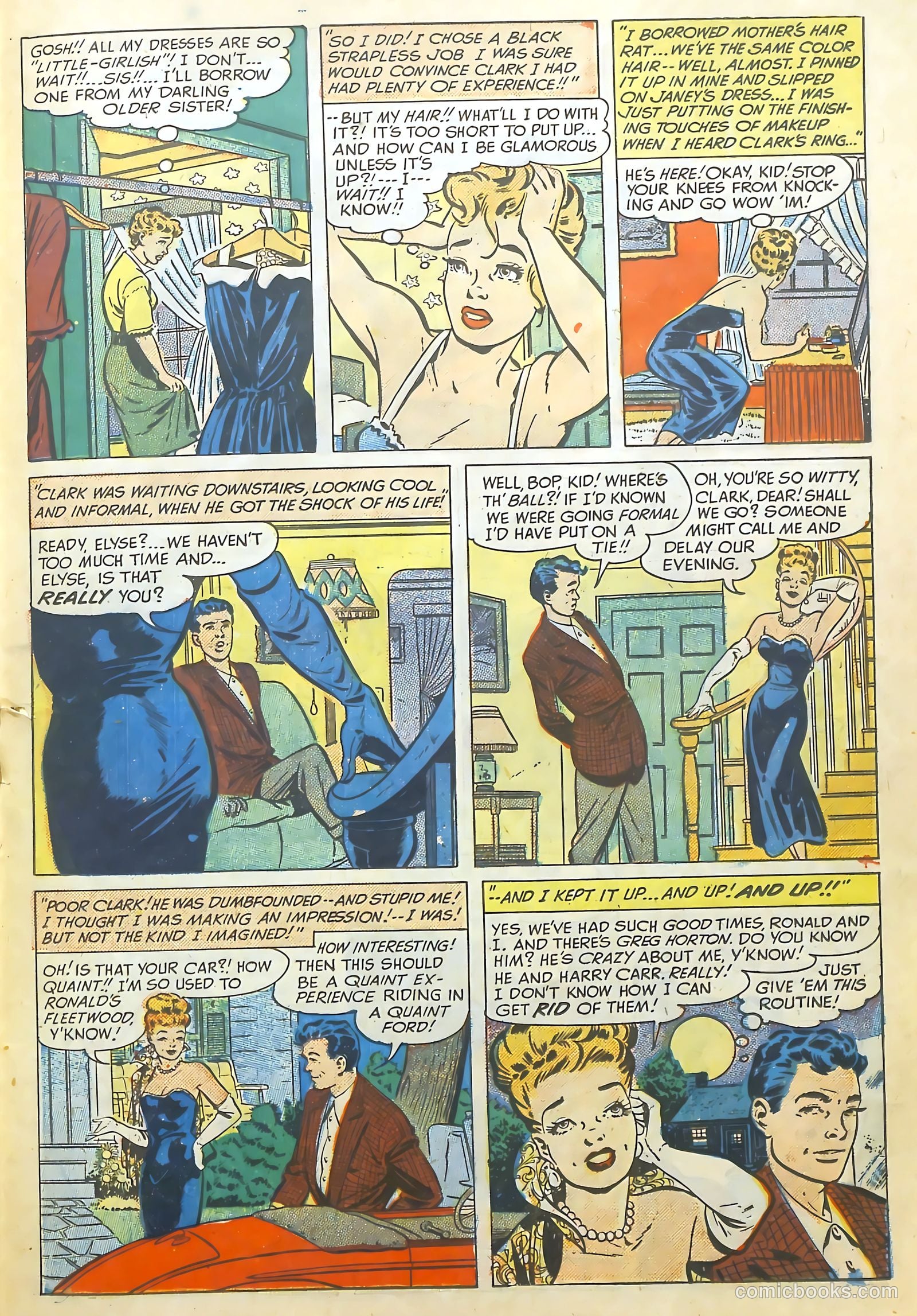 Love Illustrated #10 (1951) — page 19 of 36