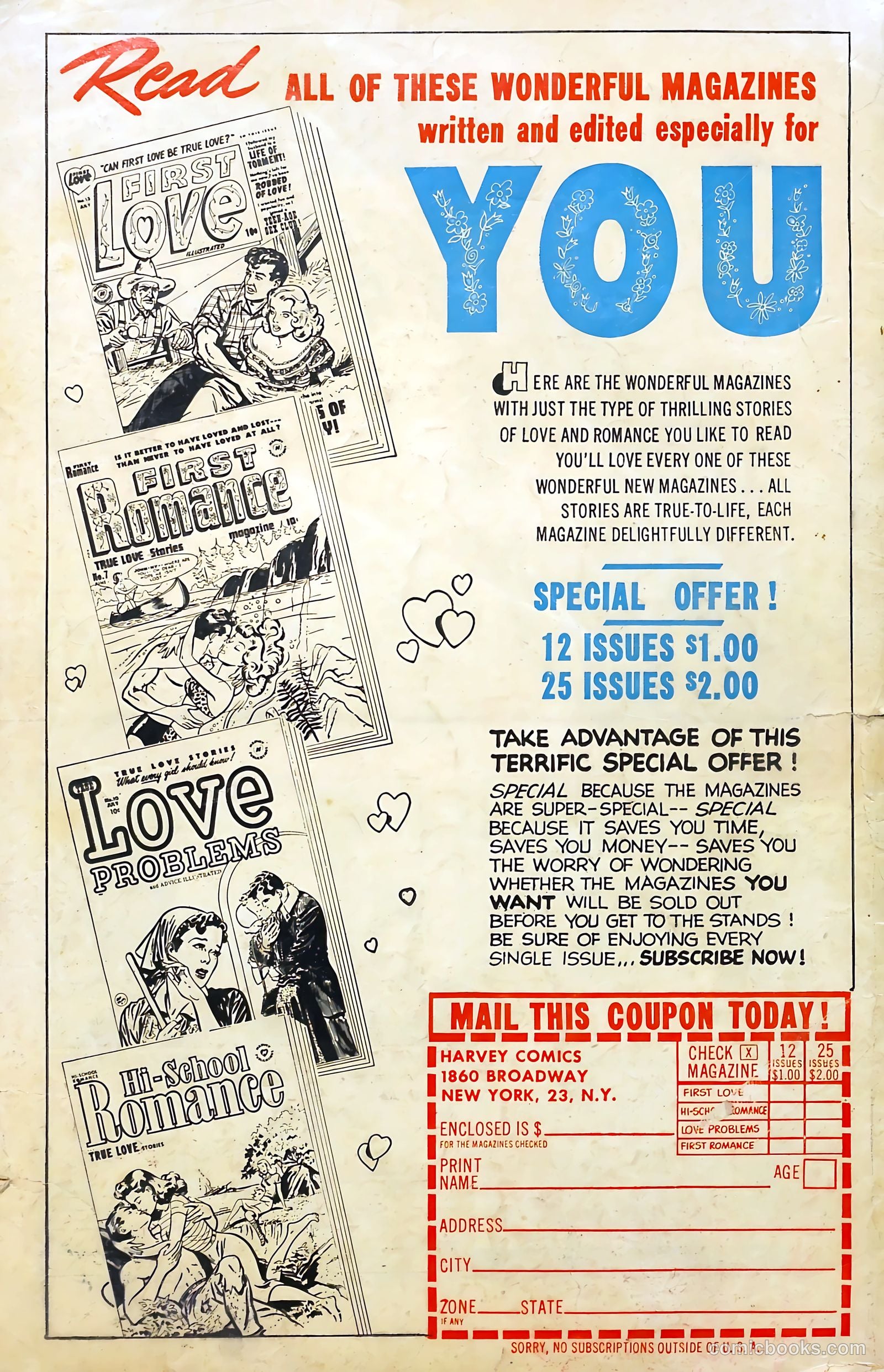 Love Illustrated #10 (1951) — page 36 of 36