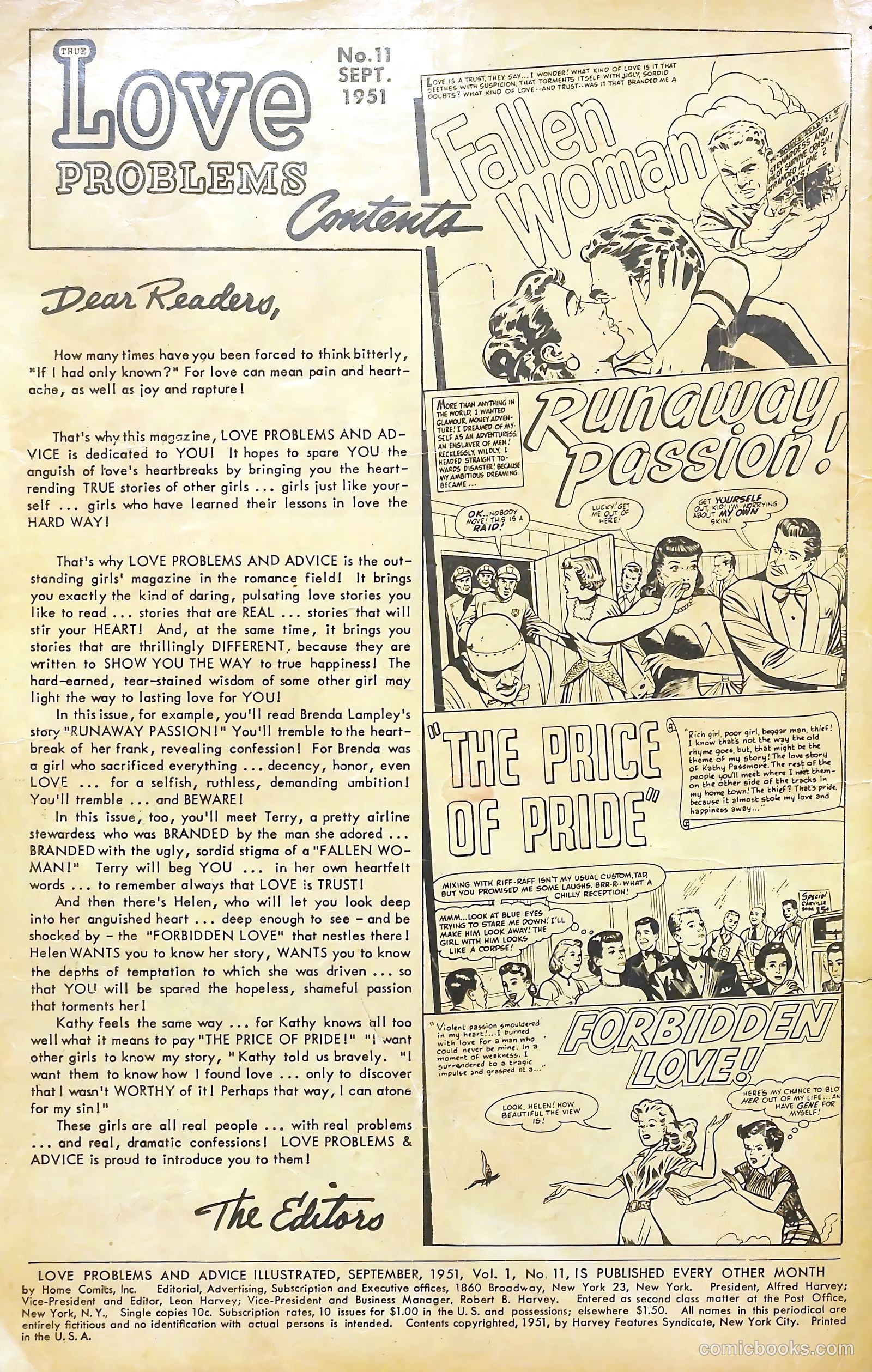 Love Illustrated #11 (1951) — page 2 of 36
