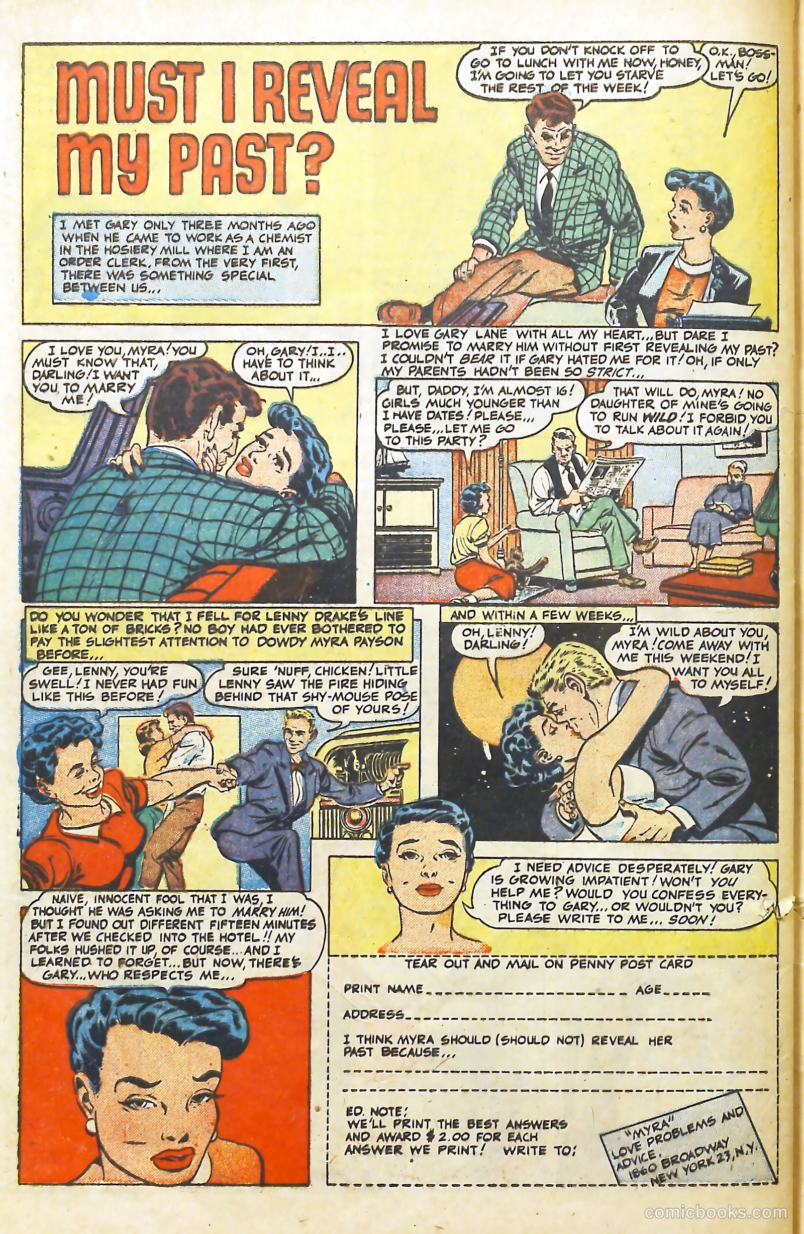 Love Illustrated #11 (1951) — page 32 of 36