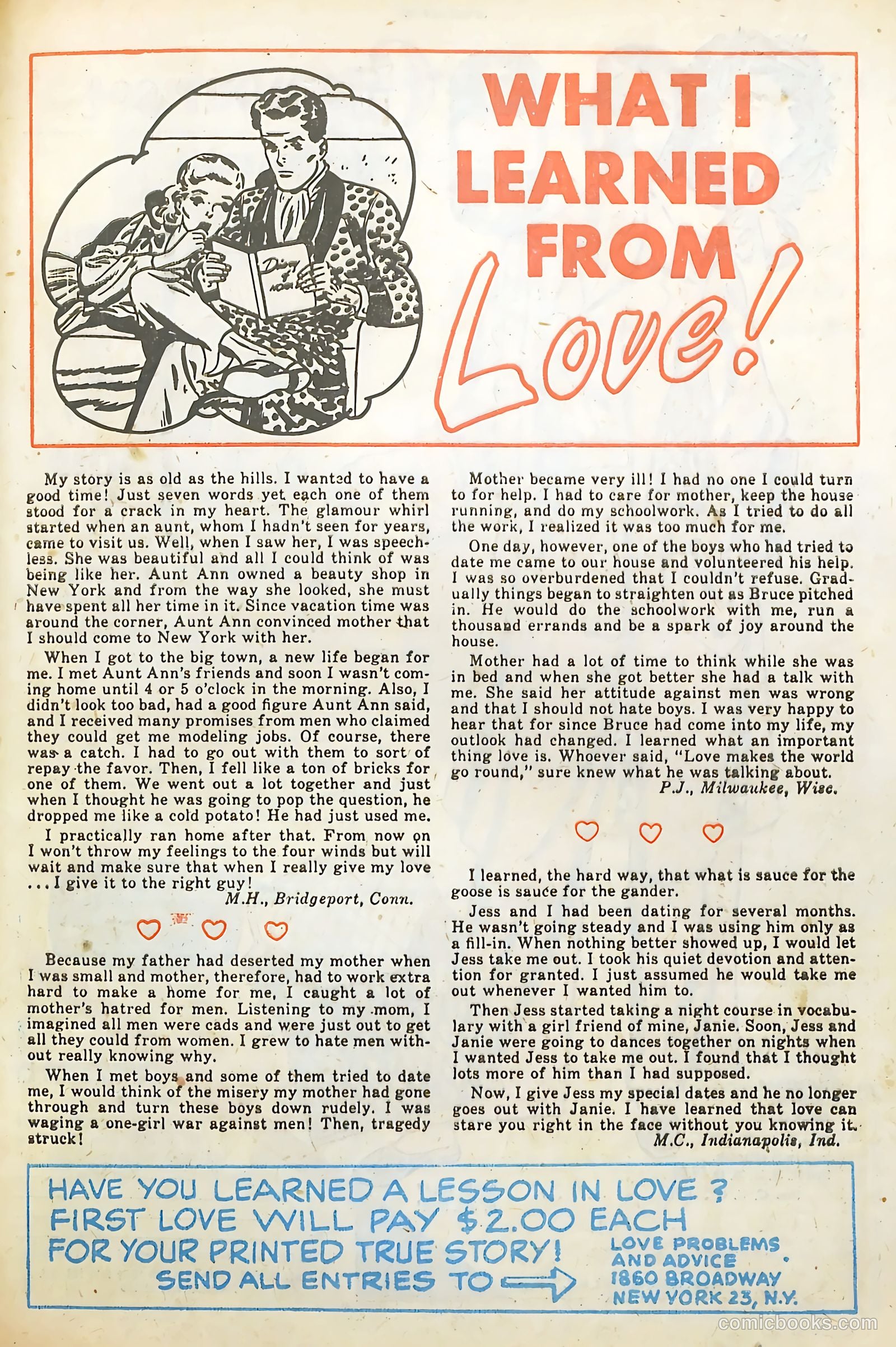 Love Illustrated #12 (1951) — page 33 of 36