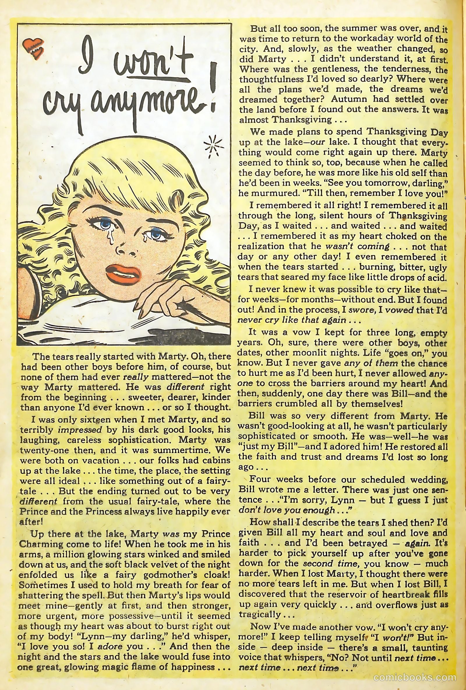 Love Illustrated #13 (1952) — page 12 of 36